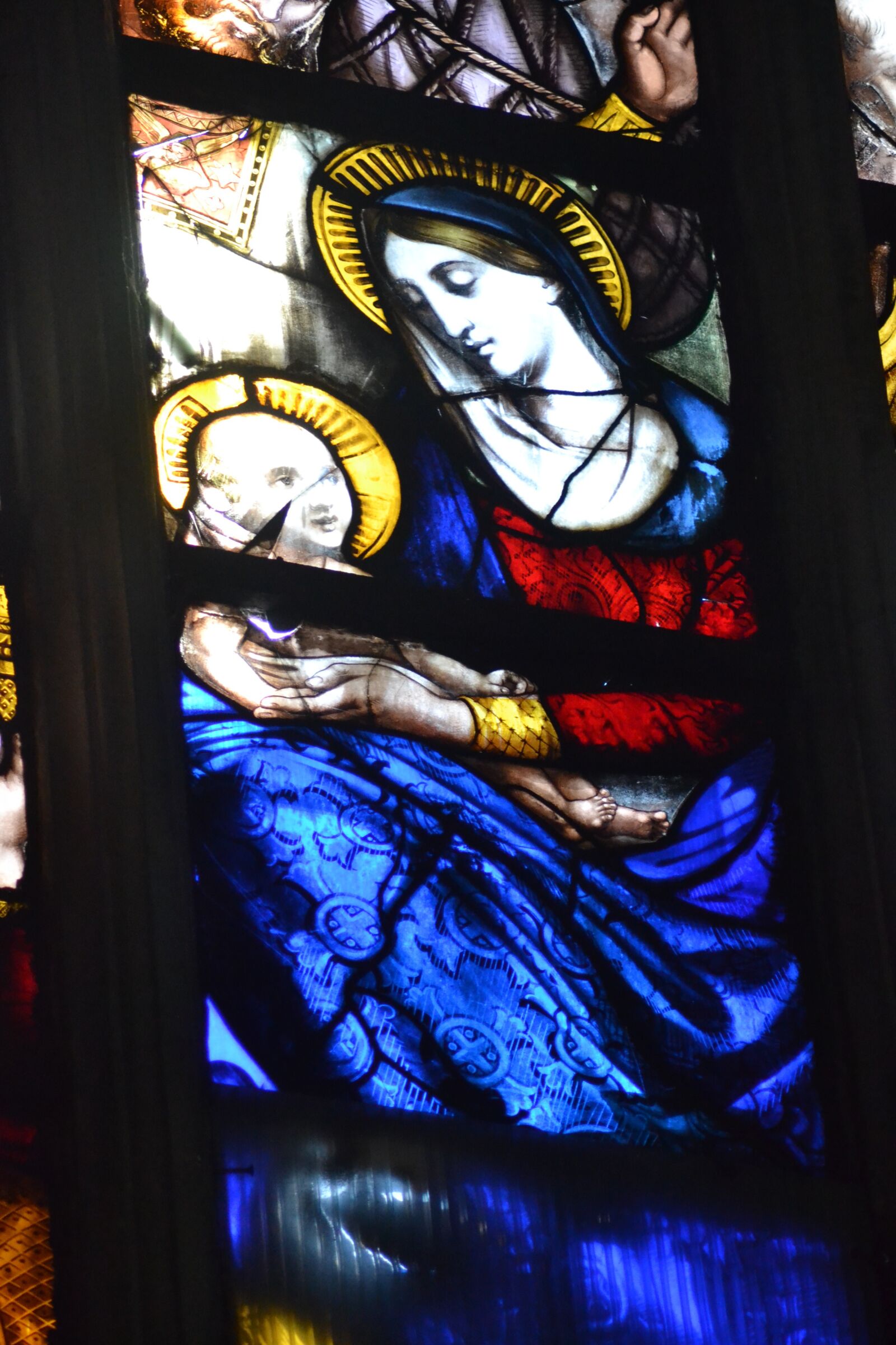 Nikon D3100 sample photo. Stained glass, window, church photography