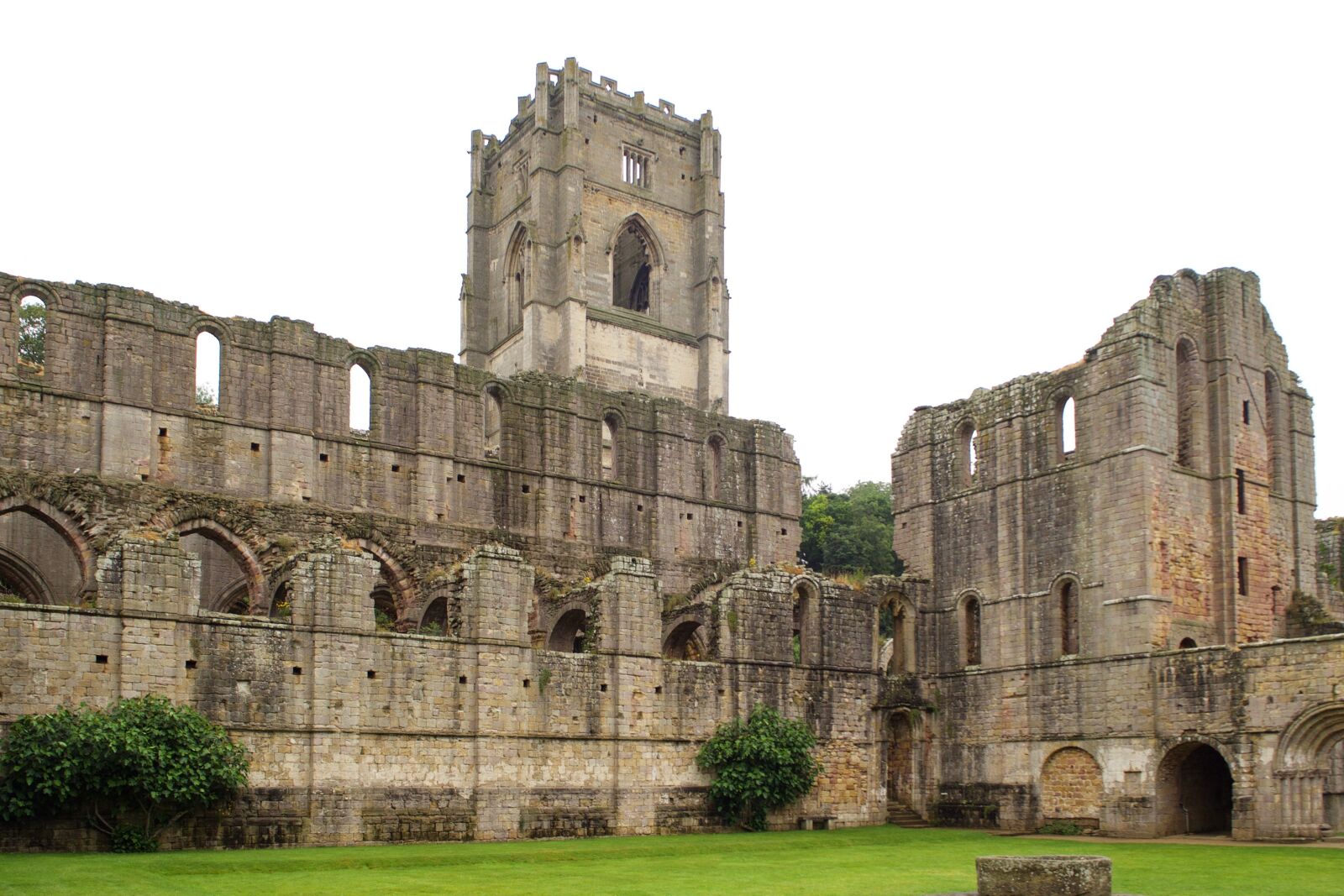 Olympus OM-D E-M10 sample photo. Fountains abbey, cistercian monastery photography