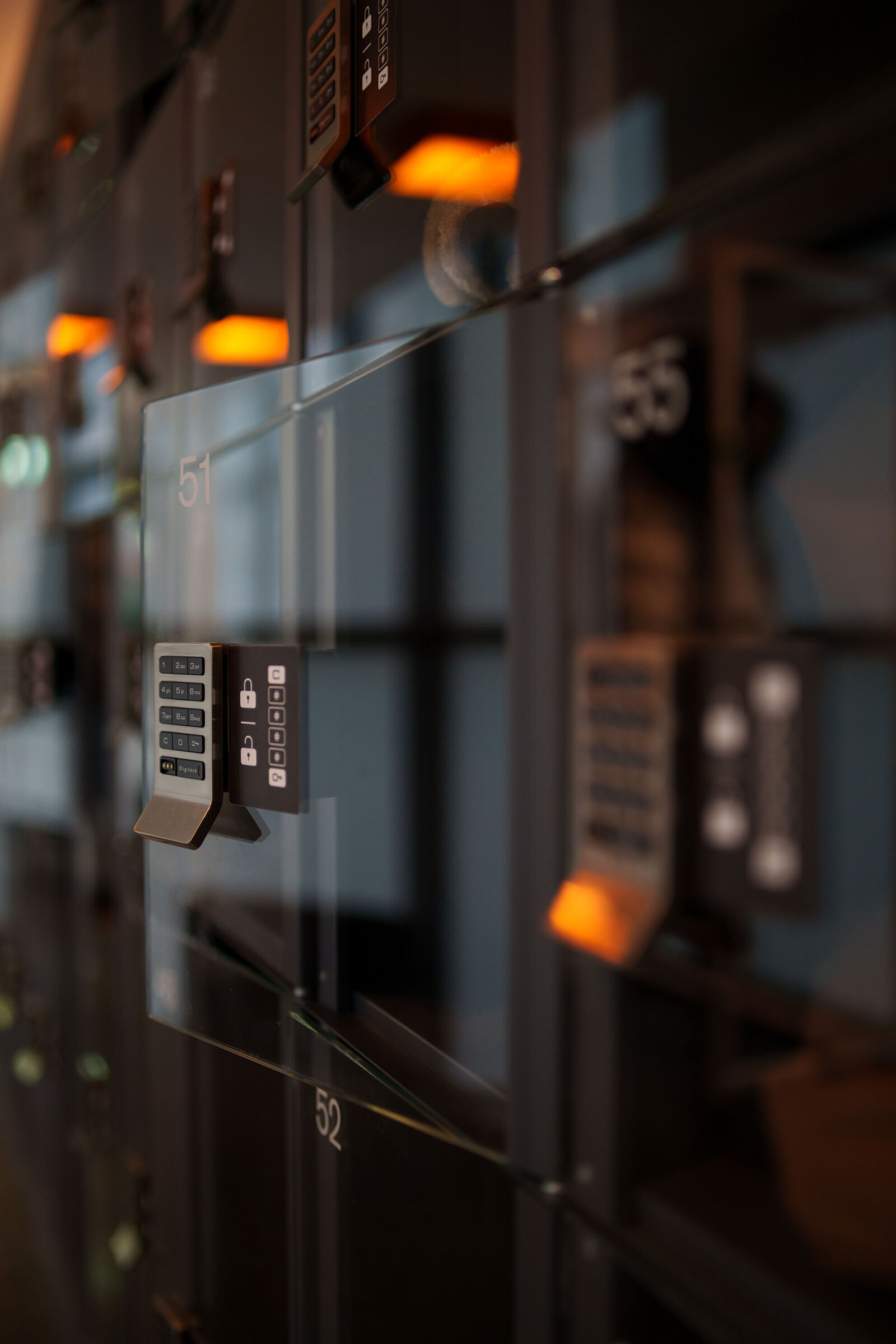 Samyang AF 35mm F1.4 P sample photo. Locker cabinets photography