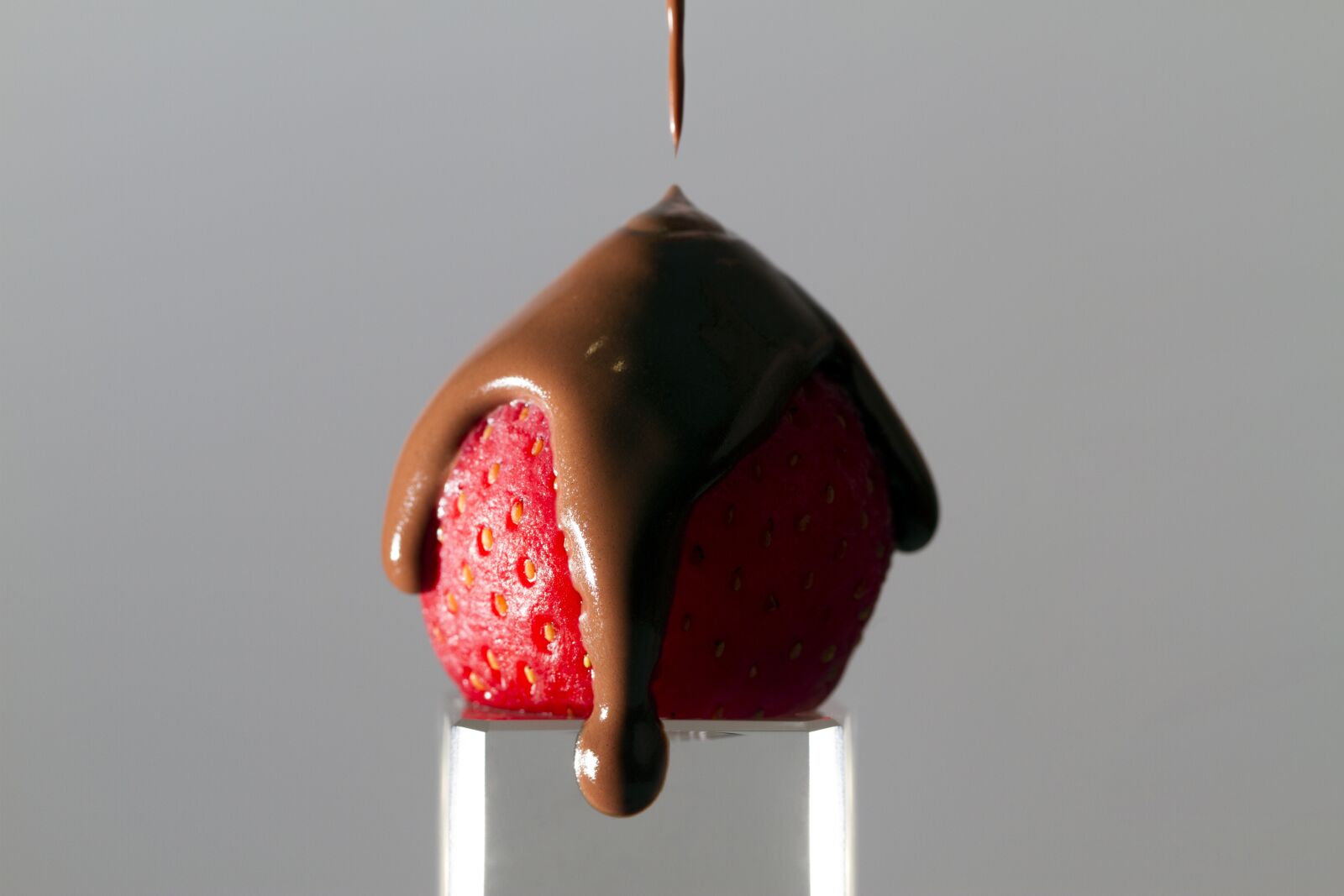 Canon EF 100mm F2.8L Macro IS USM sample photo. Food, strawberry, chocolate photography