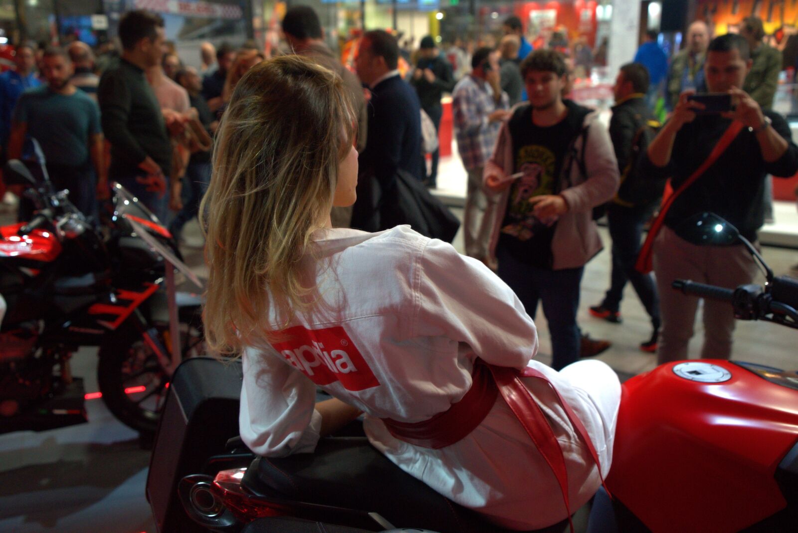 Sony a7 II + Sony Vario Tessar T* FE 24-70mm F4 ZA OSS sample photo. Eicma, model, motorcycle photography