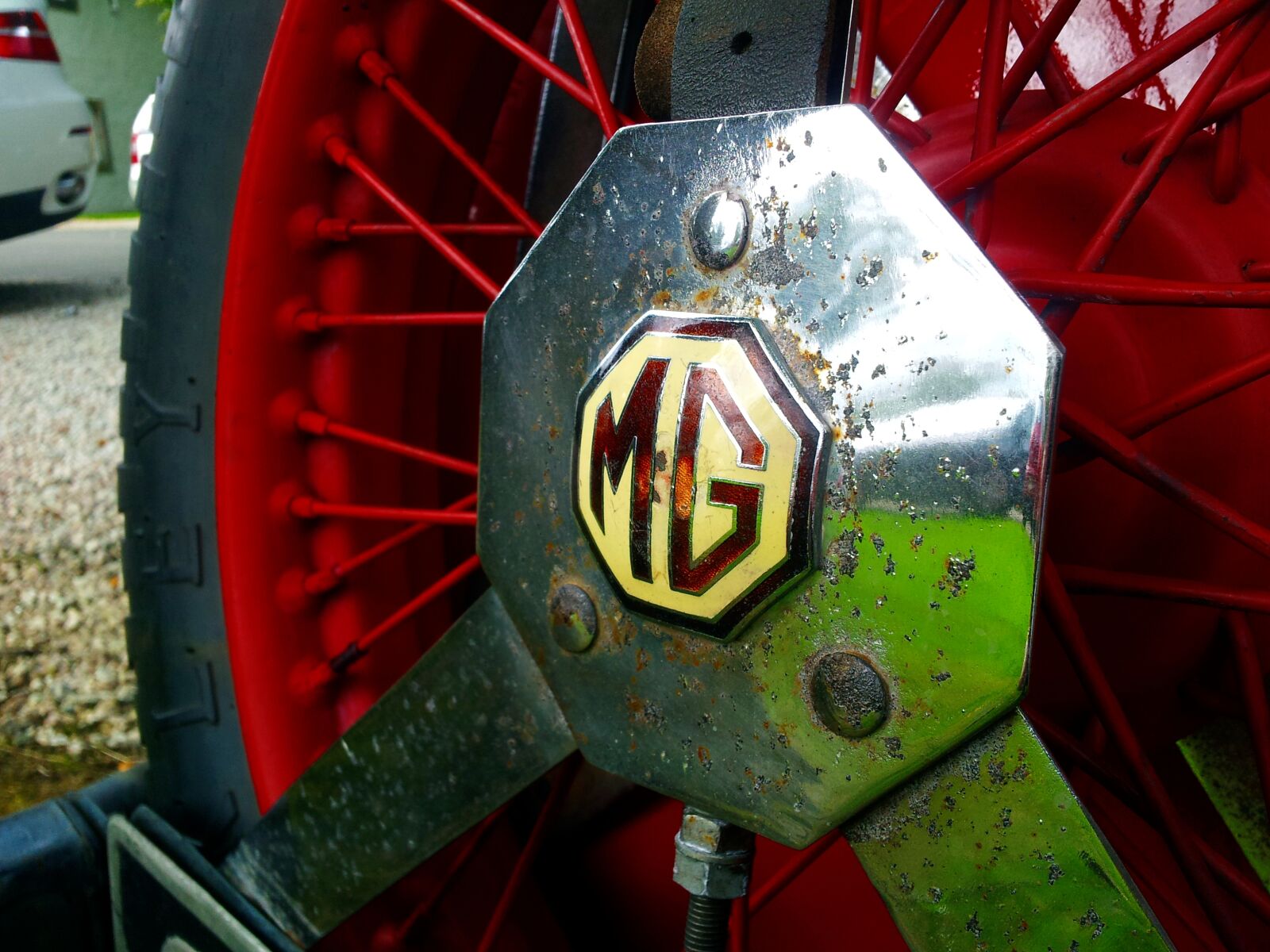 Samsung Galaxy S2 sample photo. 1932, mg, oldtimer, red photography