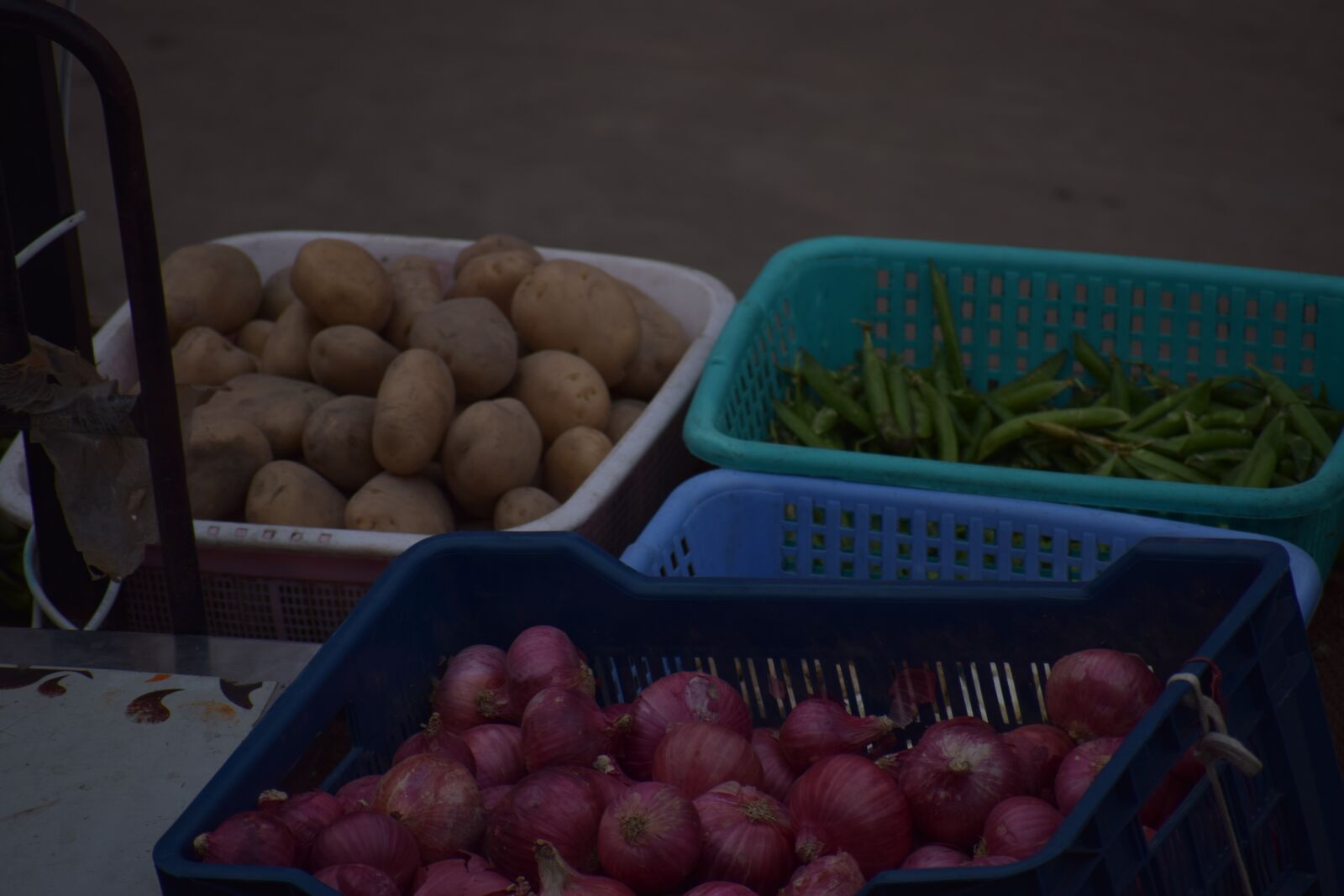 Nikon D5300 sample photo. Vegetables, onion, potato photography