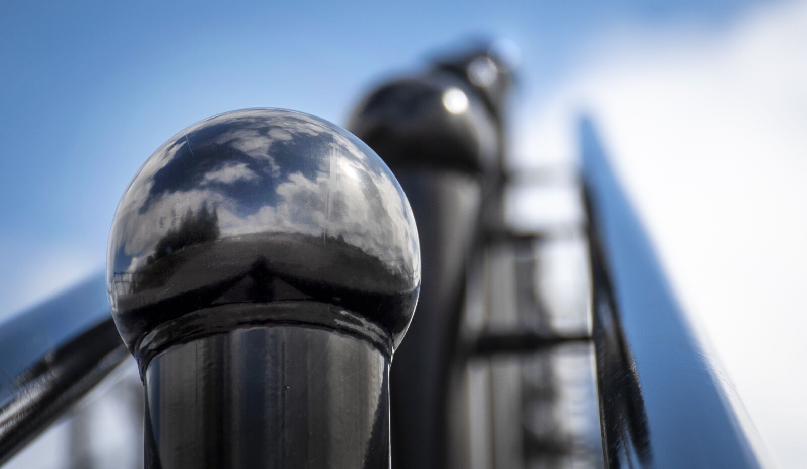 Nikon D7500 sample photo. Up, staircase, himmel photography