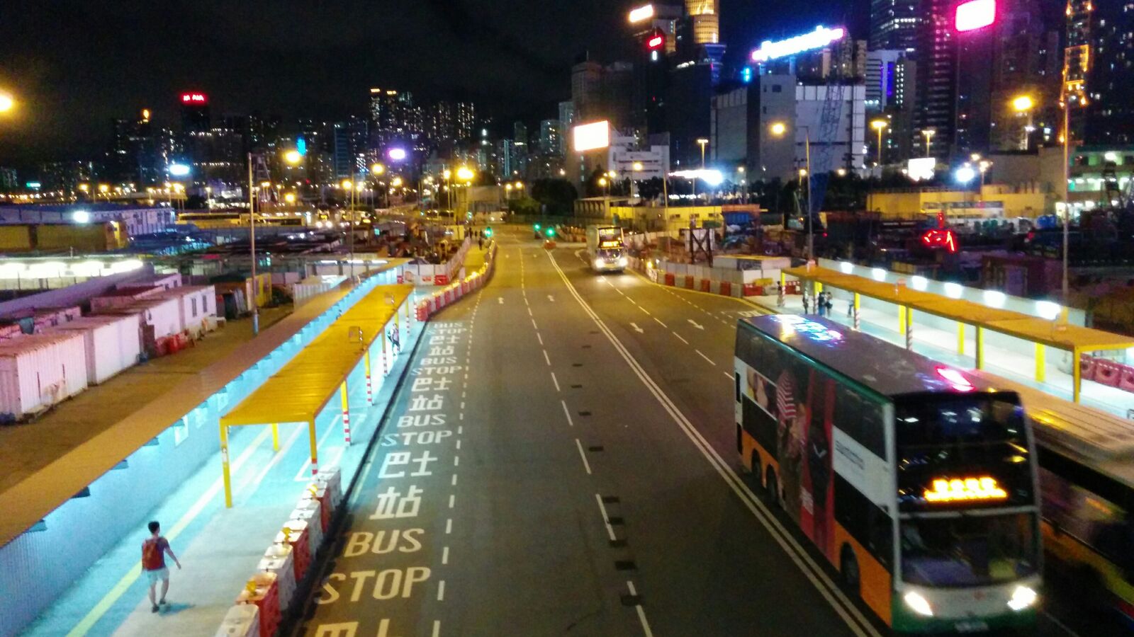 LG Nexus 5 sample photo. Hongkong, road, night photography