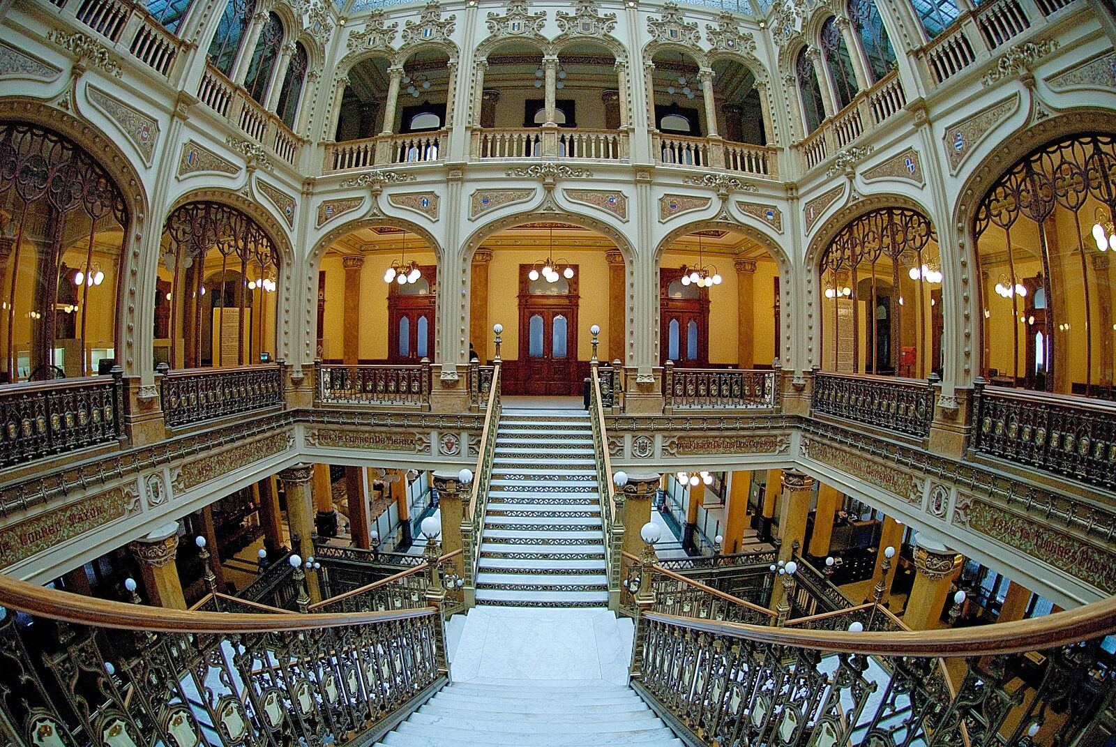 Nikon D200 sample photo. Post office, stairs, post photography