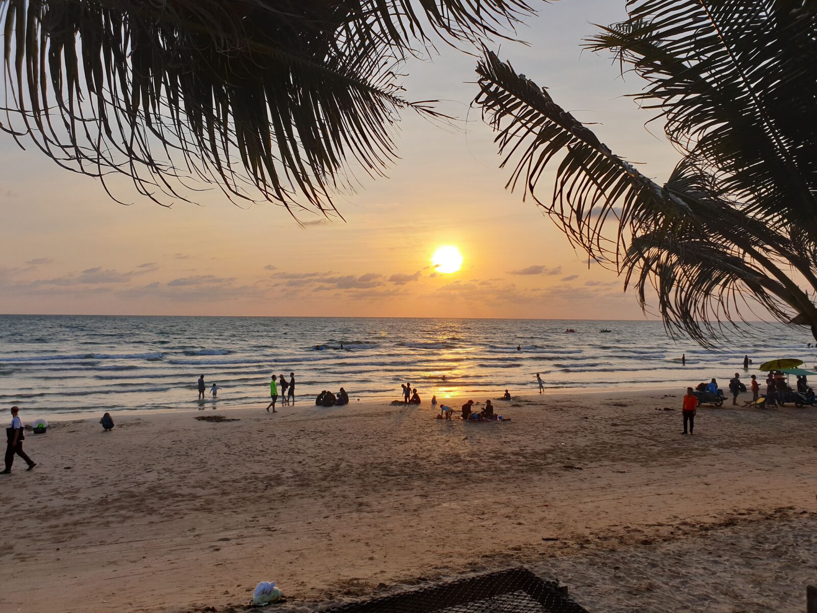 Samsung Galaxy S9+ sample photo. Sea, evening, sunset photography