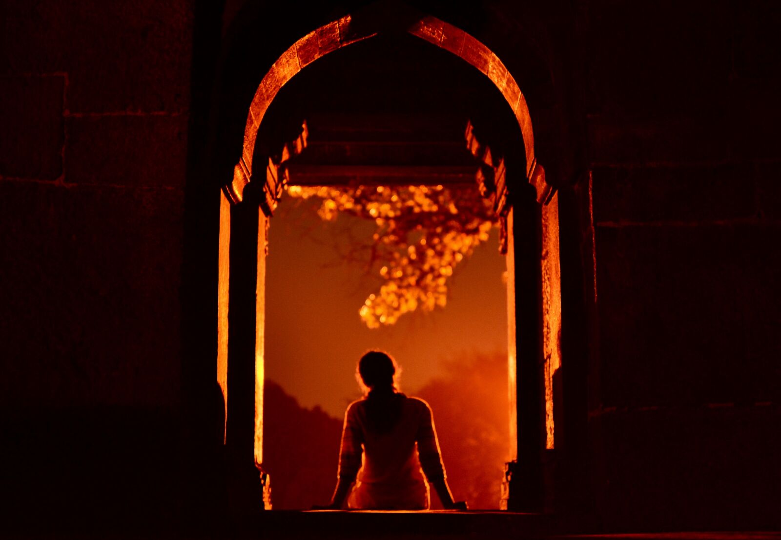 Nikon D3100 sample photo. Alone, architecture, india, lonely photography