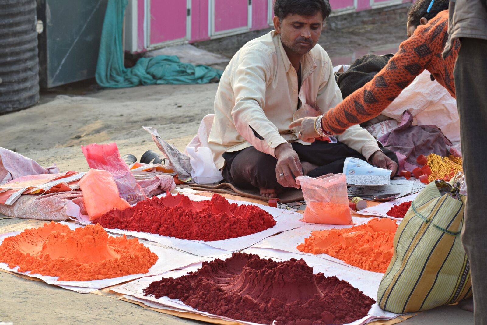Nikon D3300 sample photo. Holi, festival, colors photography