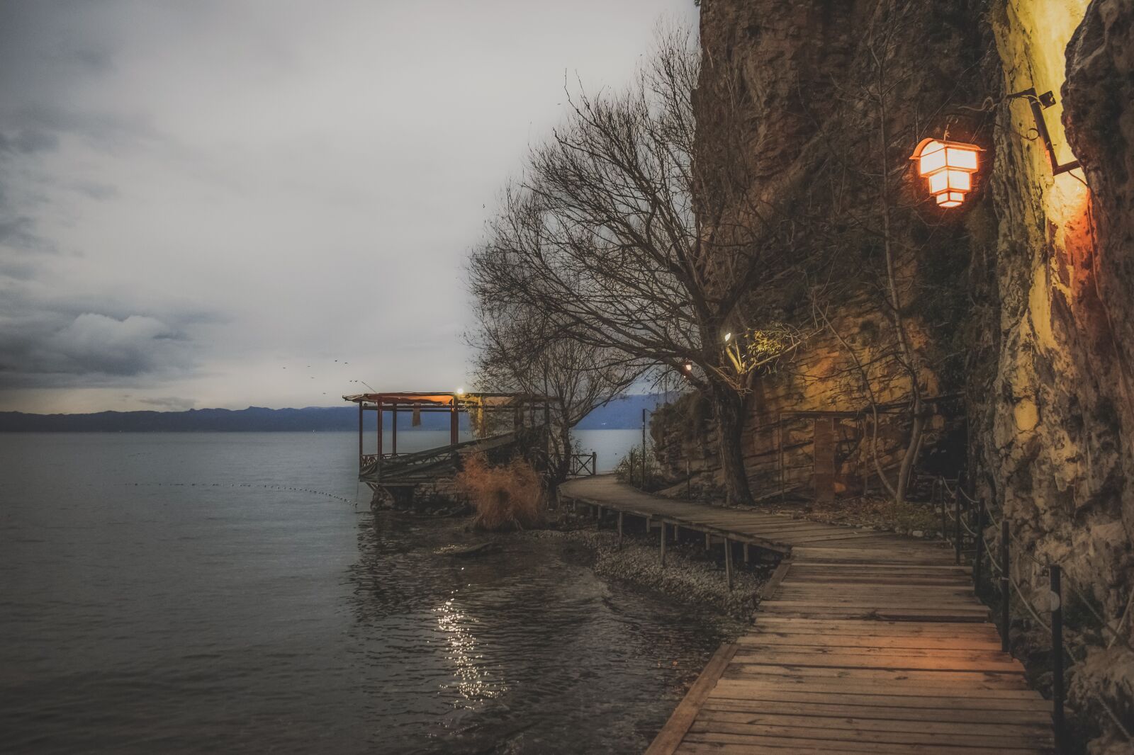 Nikon D3300 sample photo. Footpath, wooden, lake photography