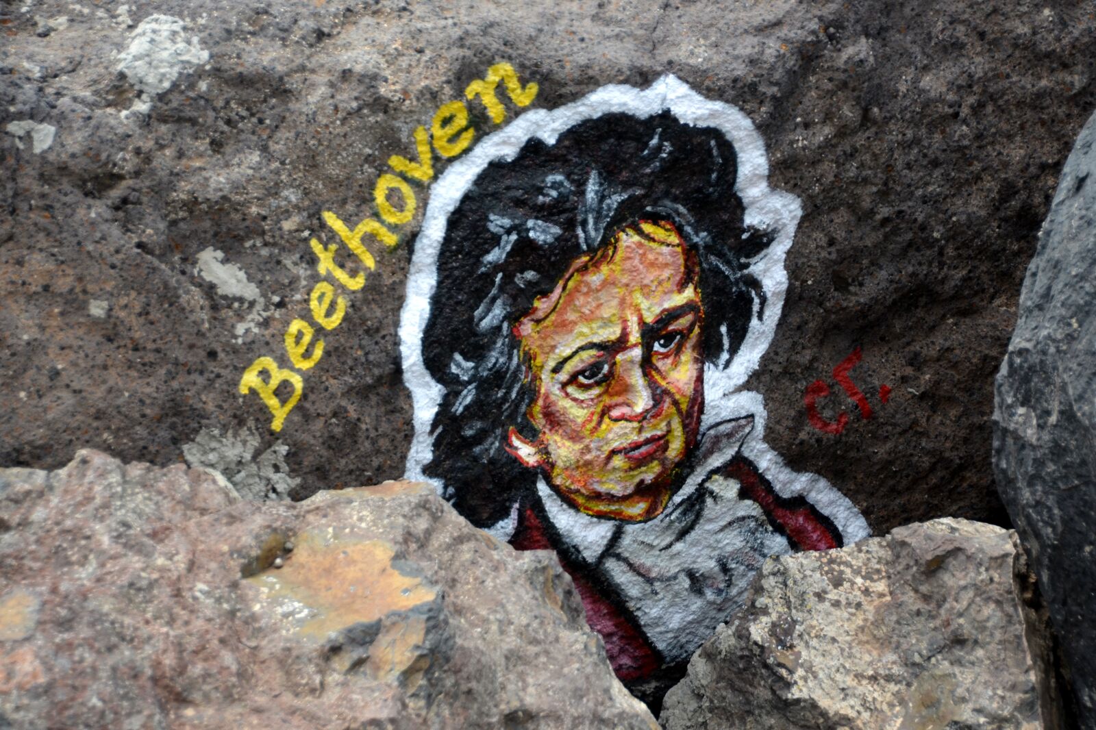 Nikon D5100 sample photo. Beethoven, art, stone photography
