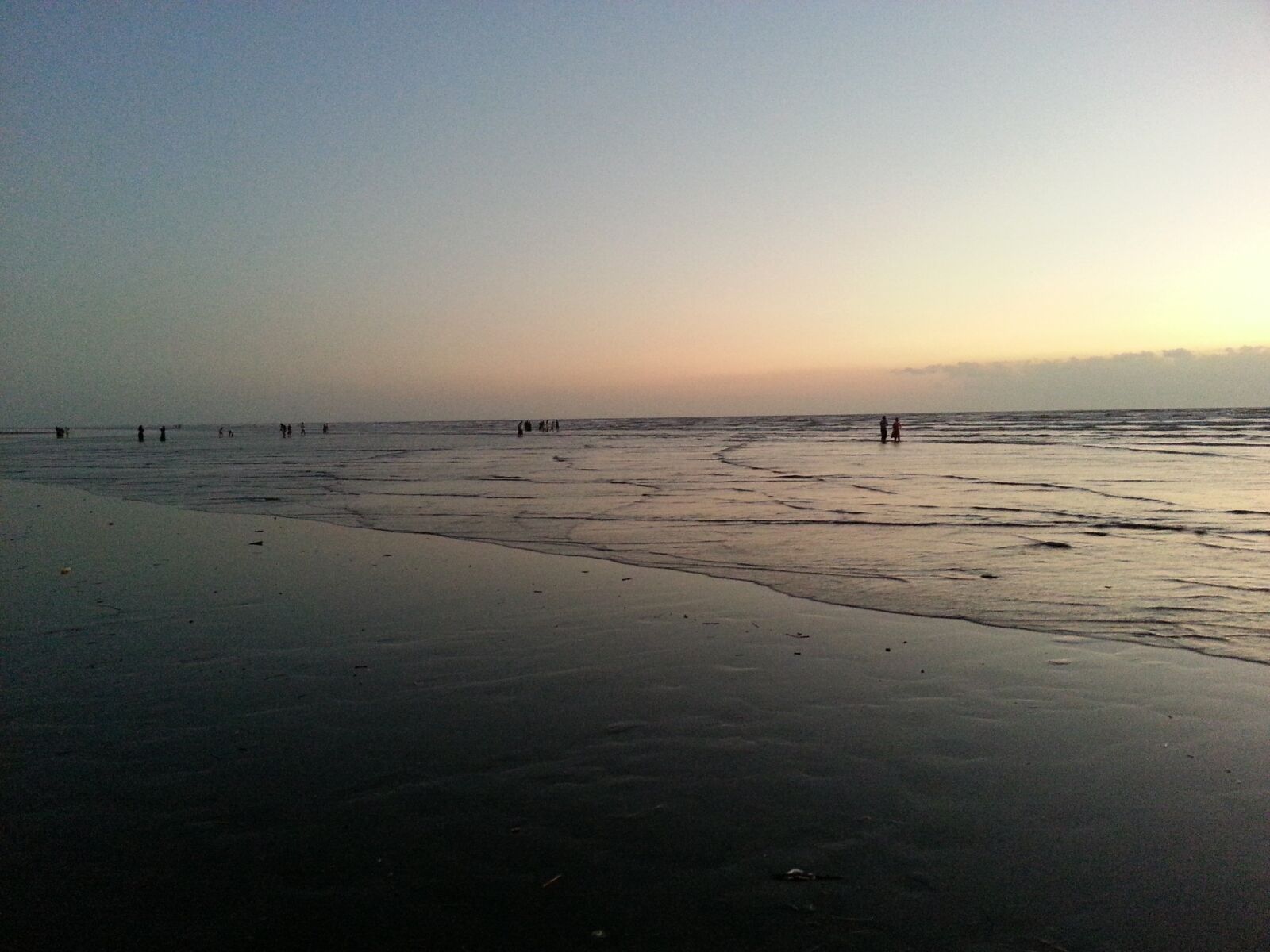 Samsung Galaxy Note2 sample photo. Beach, karachi, sunset photography