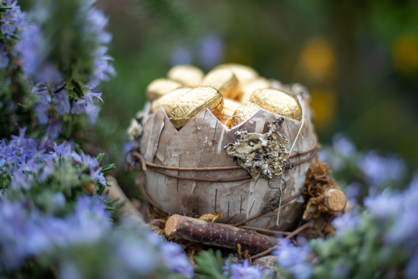 Canon EOS 6D Mark II sample photo. Eggs, easter, nest photography
