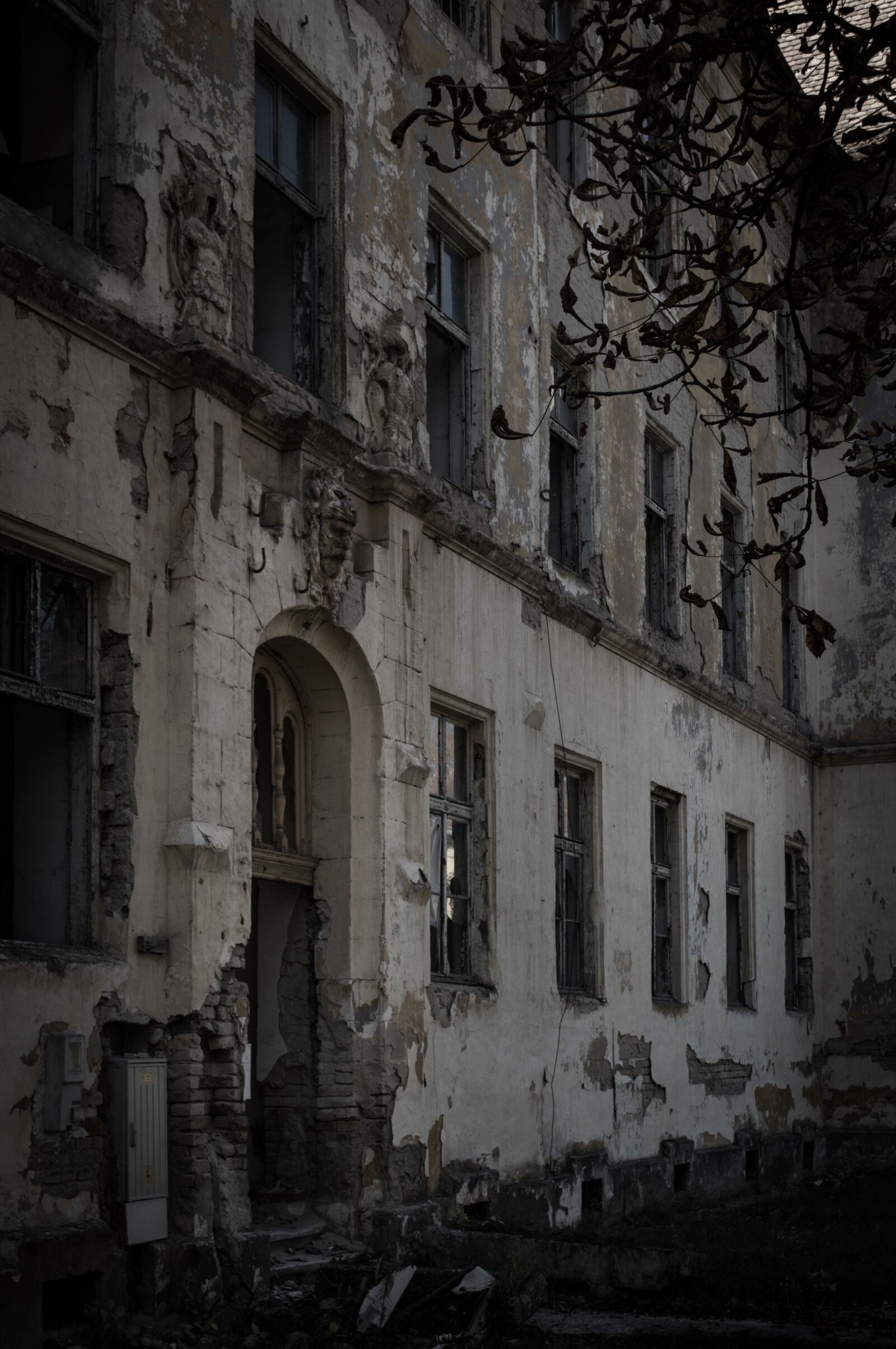 Nikon D3200 sample photo. Ruins, horror, dark photography