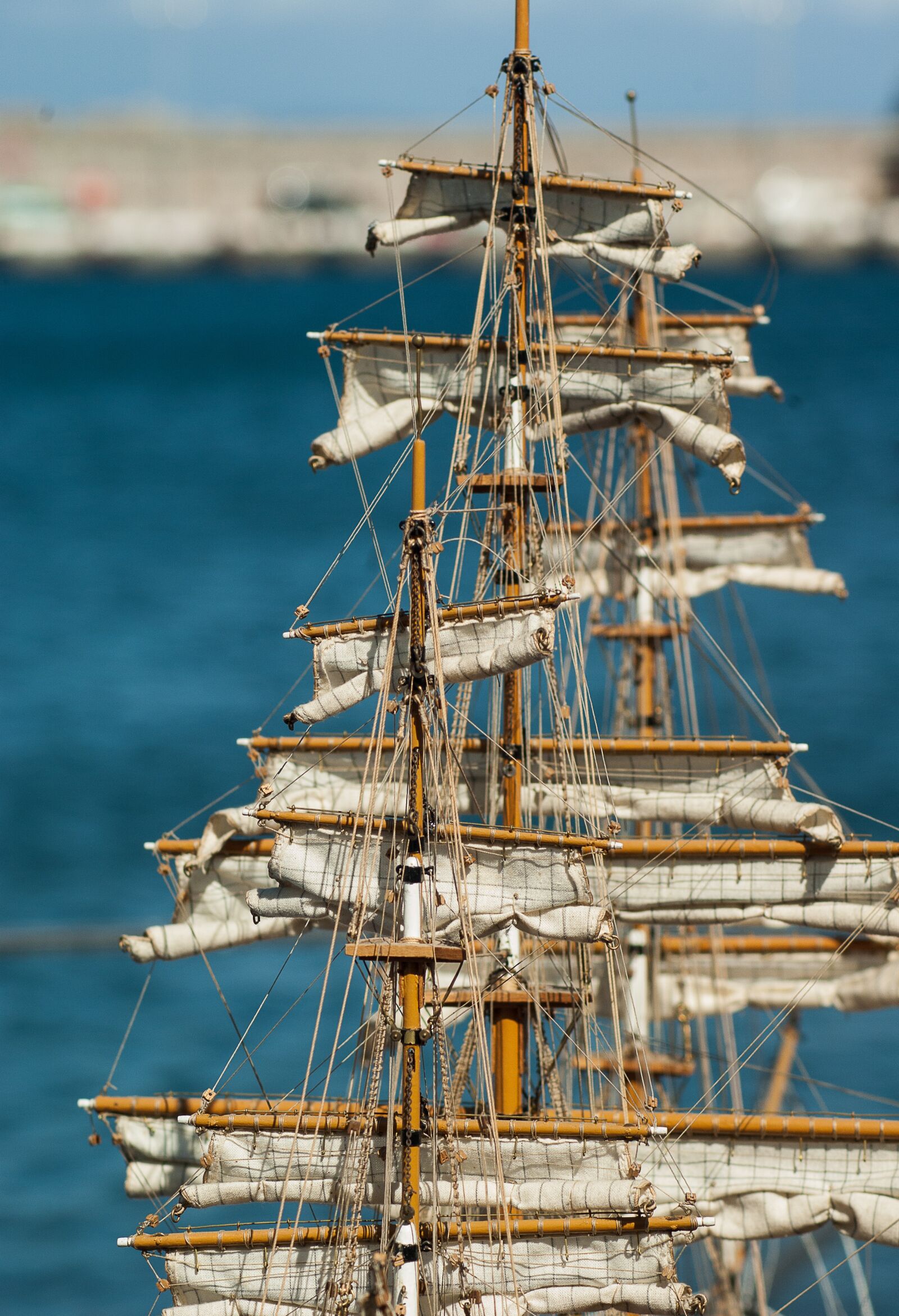 Pentax K10D sample photo. Sailboat, sails, rigging photography