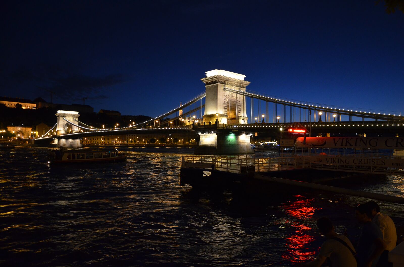 Nikon D5100 sample photo. Chain bridge, danube, budapest photography