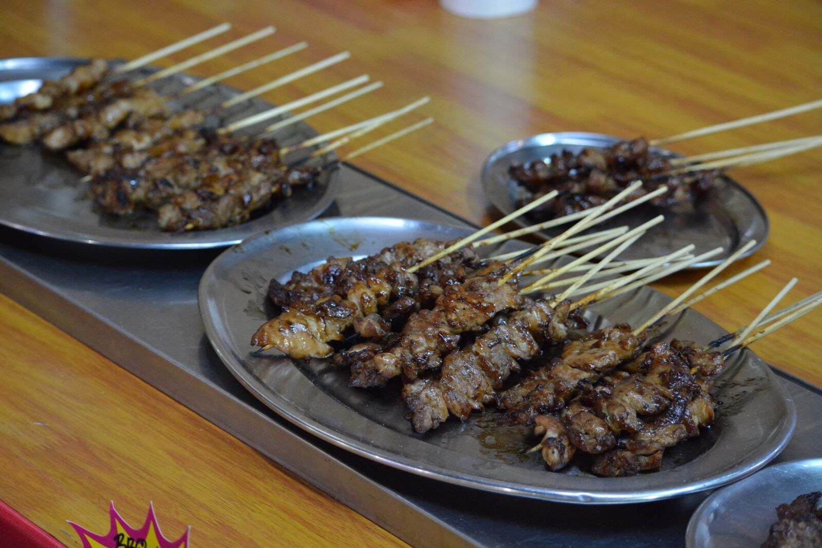 Nikon D7100 sample photo. Satay, bbq, beef photography
