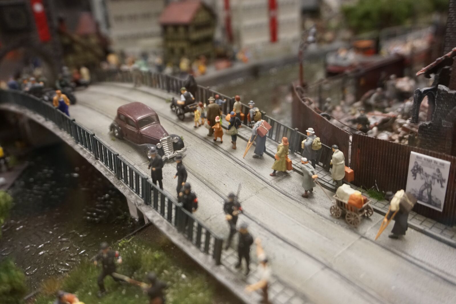 Sony a6300 sample photo. Miniature, model, refugees photography
