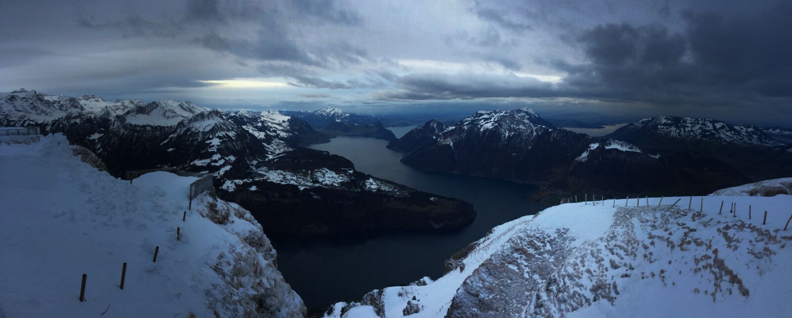 iPhone 5s back camera 4.15mm f/2.2 sample photo. Nature, snow, panorama photography