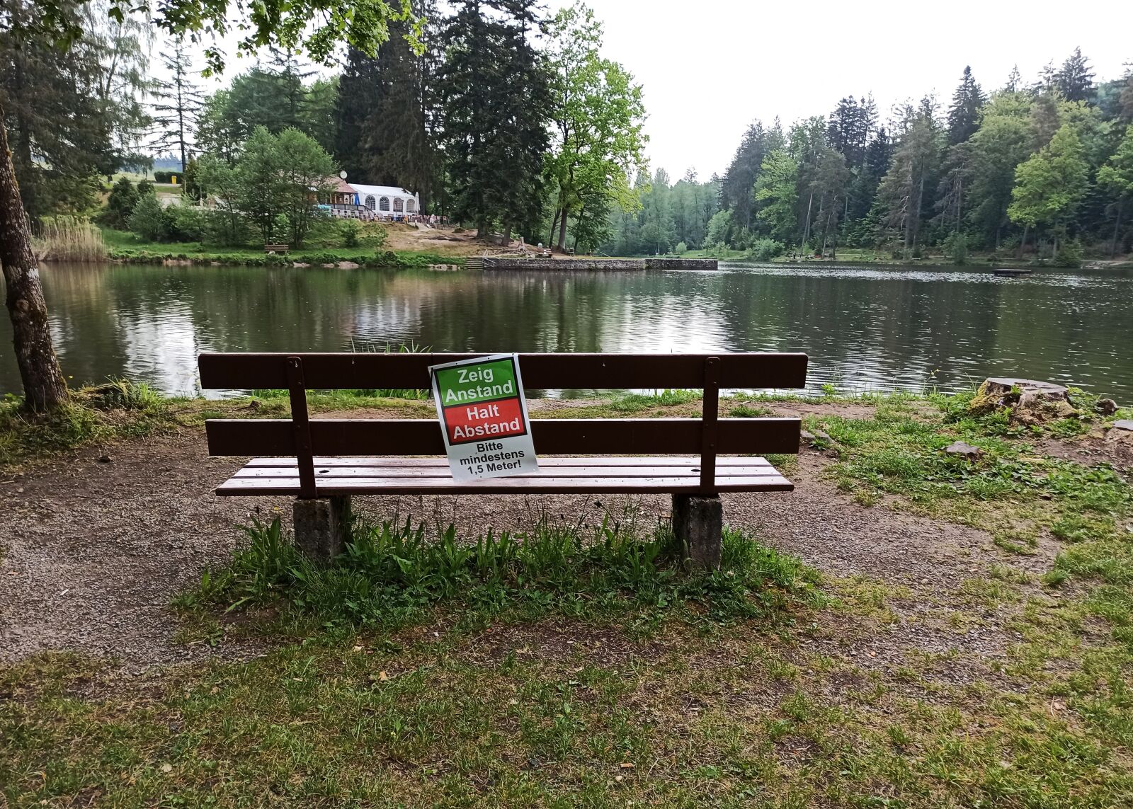 Xiaomi Redmi Note 8 Pro sample photo. Corona, covid, lake photography