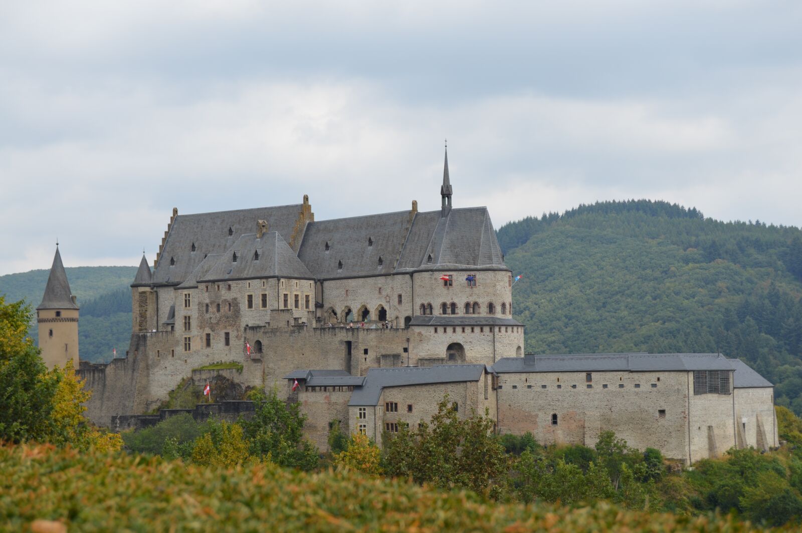 Nikon D3200 sample photo. Vianden, castle, luxembourg photography
