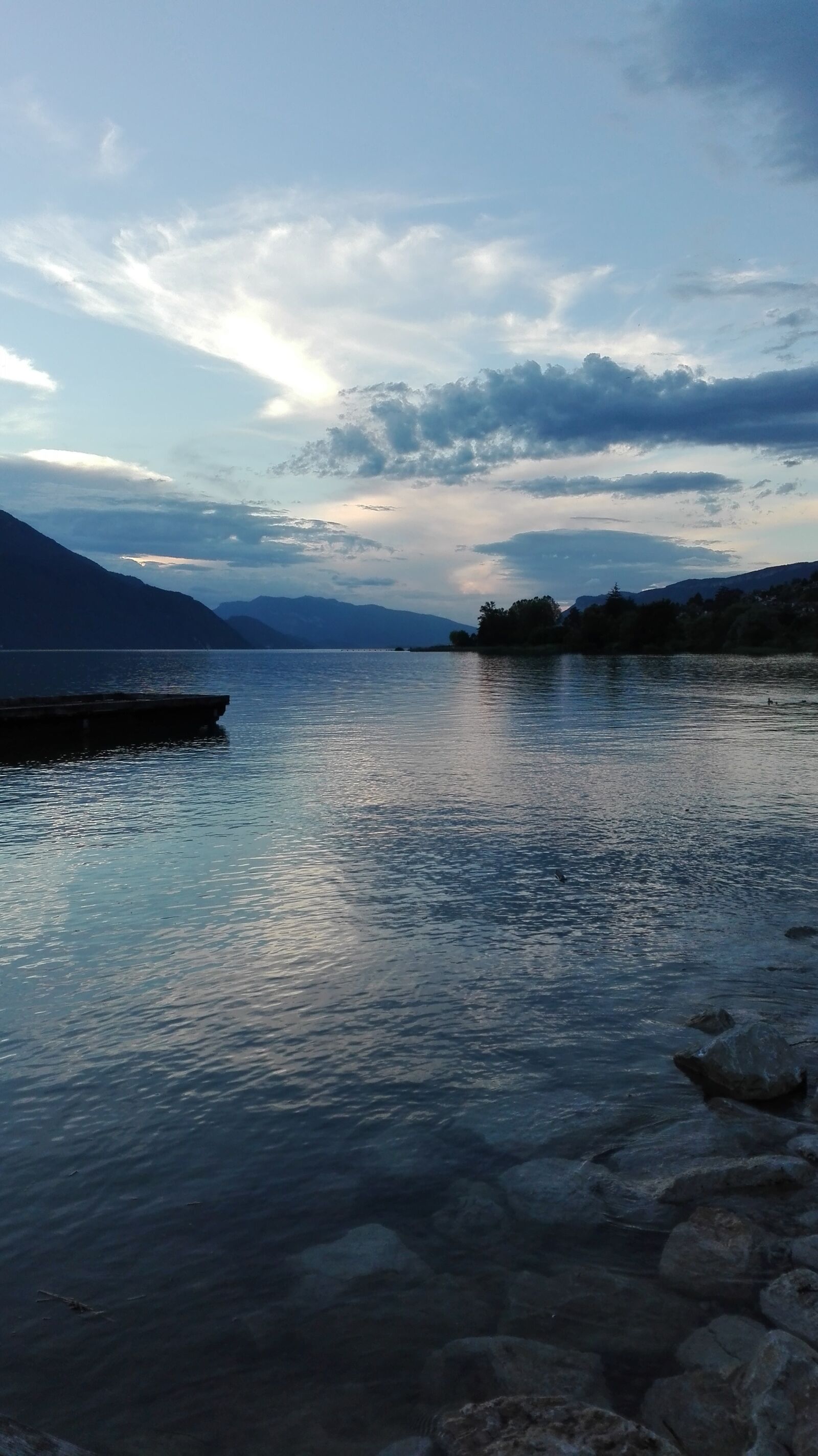 HUAWEI P8 Lite sample photo. Lake, les bains, twilight photography