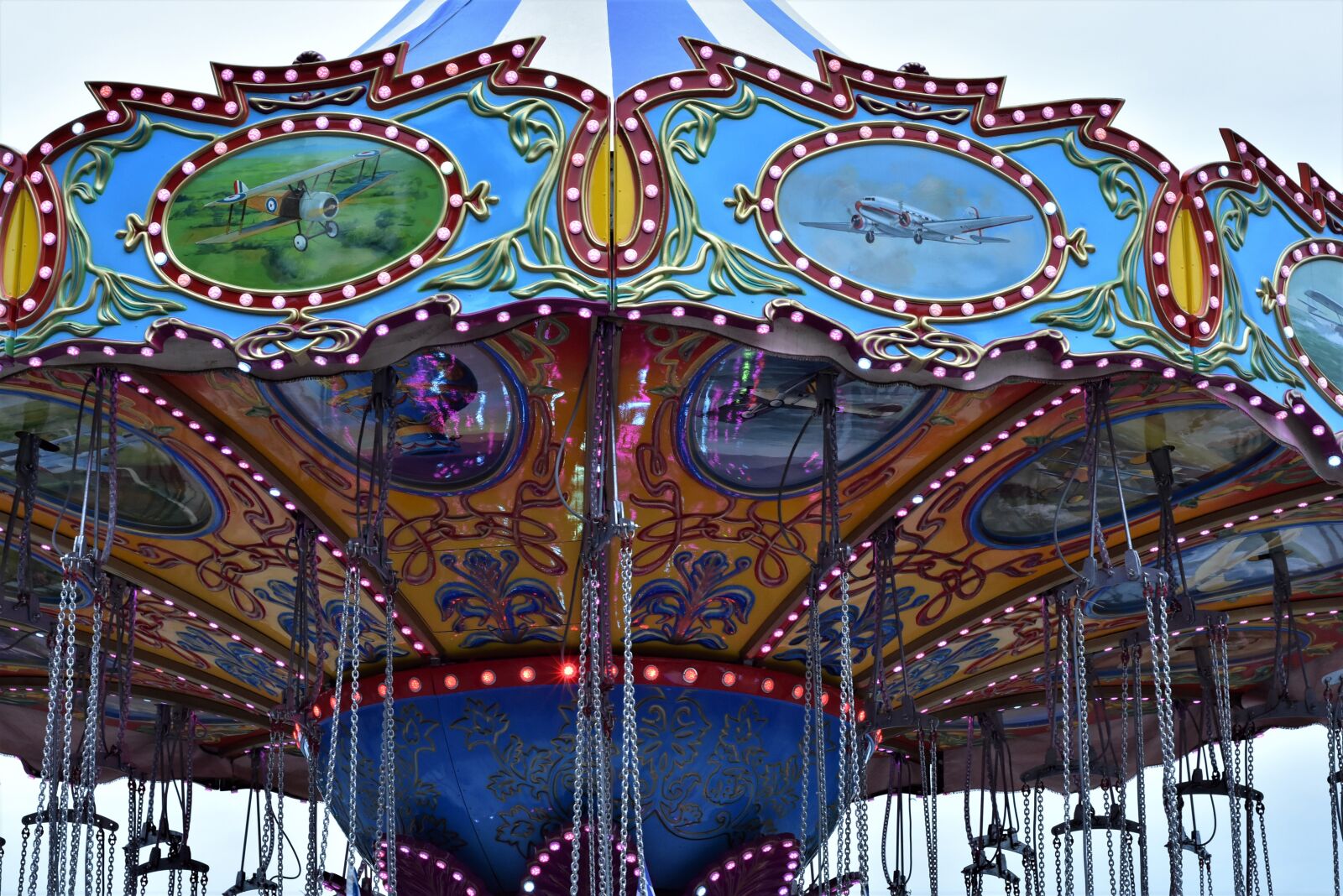 Nikon D7200 sample photo. Carousel, folk festival, kettenkarusell photography