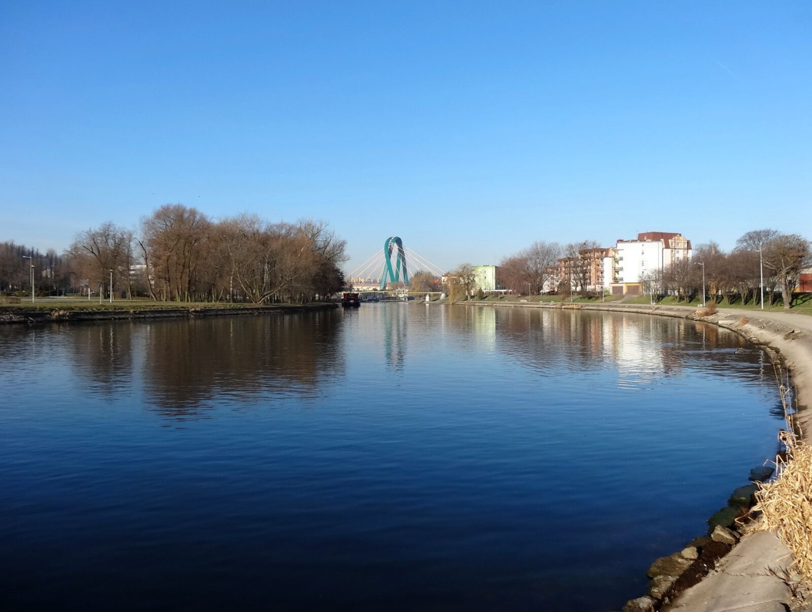 Sony Cyber-shot DSC-HX20V sample photo. Most uniwersytecki, bydgoszcz, bridge photography