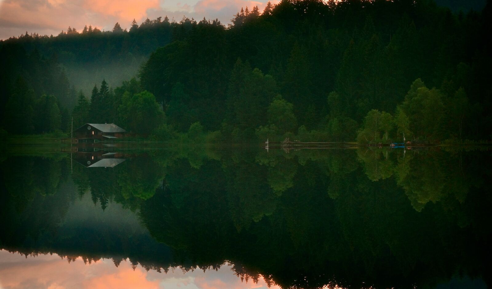 Nikon D300 sample photo. Church lake, abendstimmung, nature photography