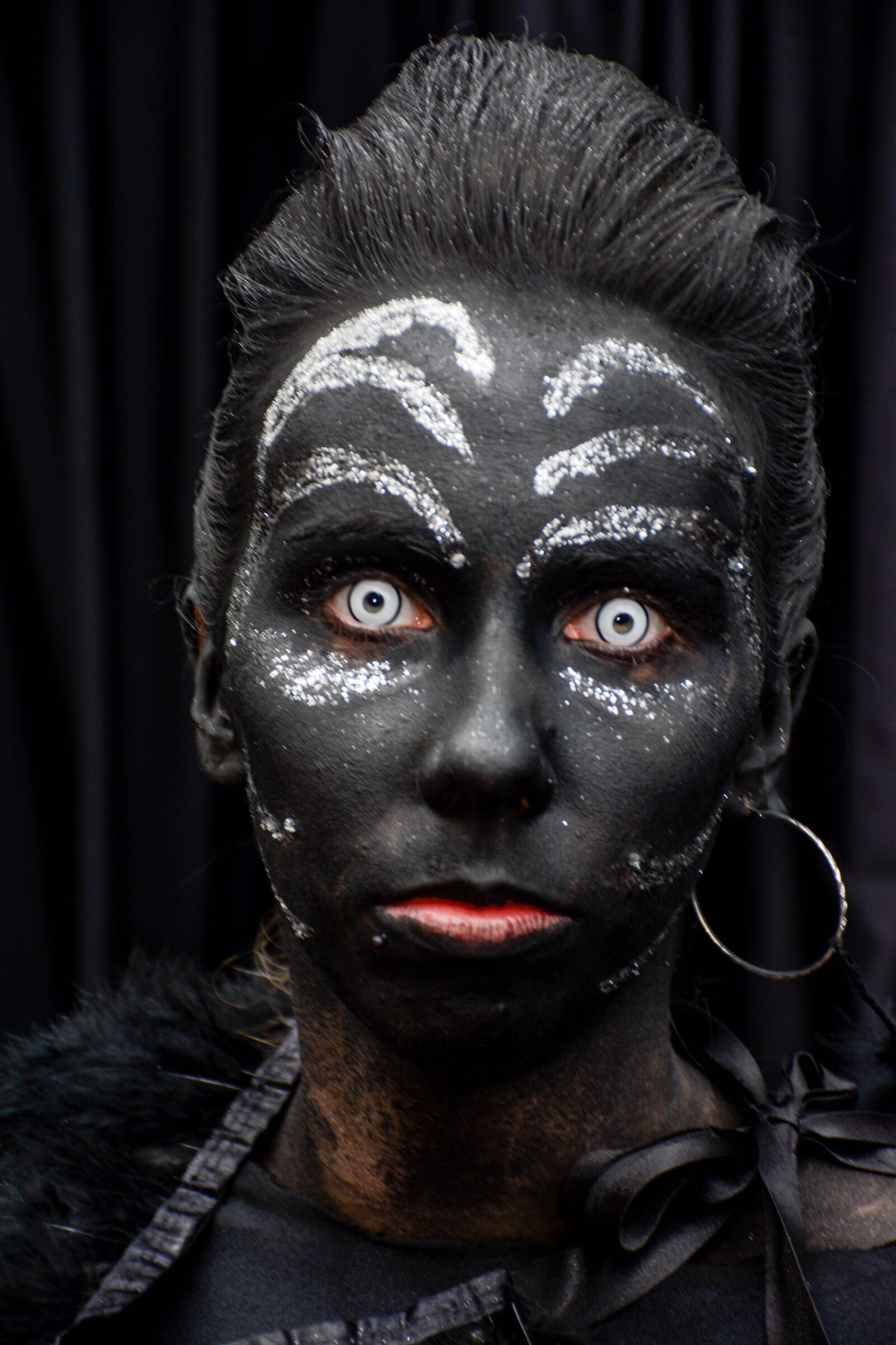 Nikon D7100 sample photo. Woman, face, warrior photography