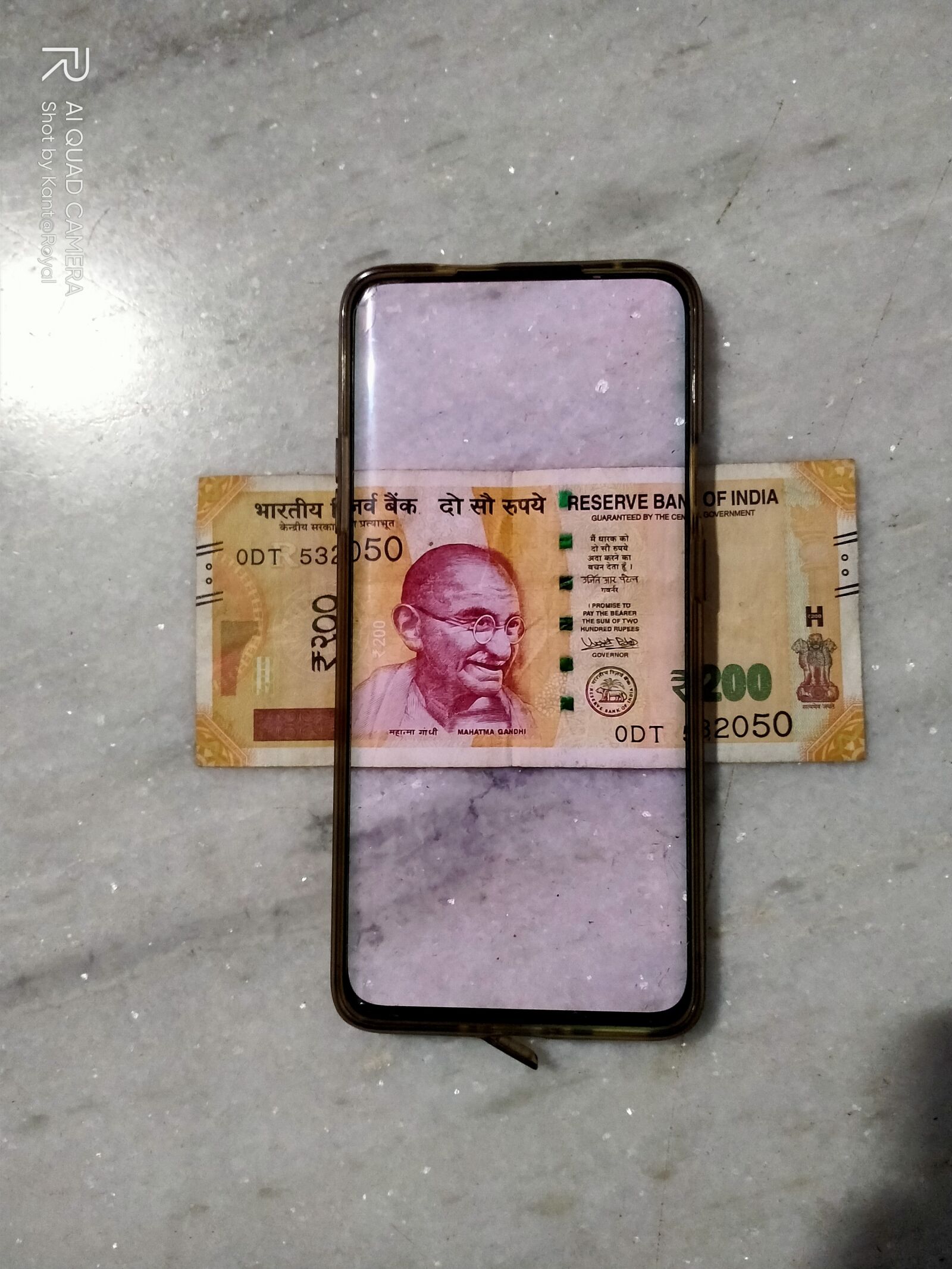 Realme 5I sample photo. Photography, phone, currency photography