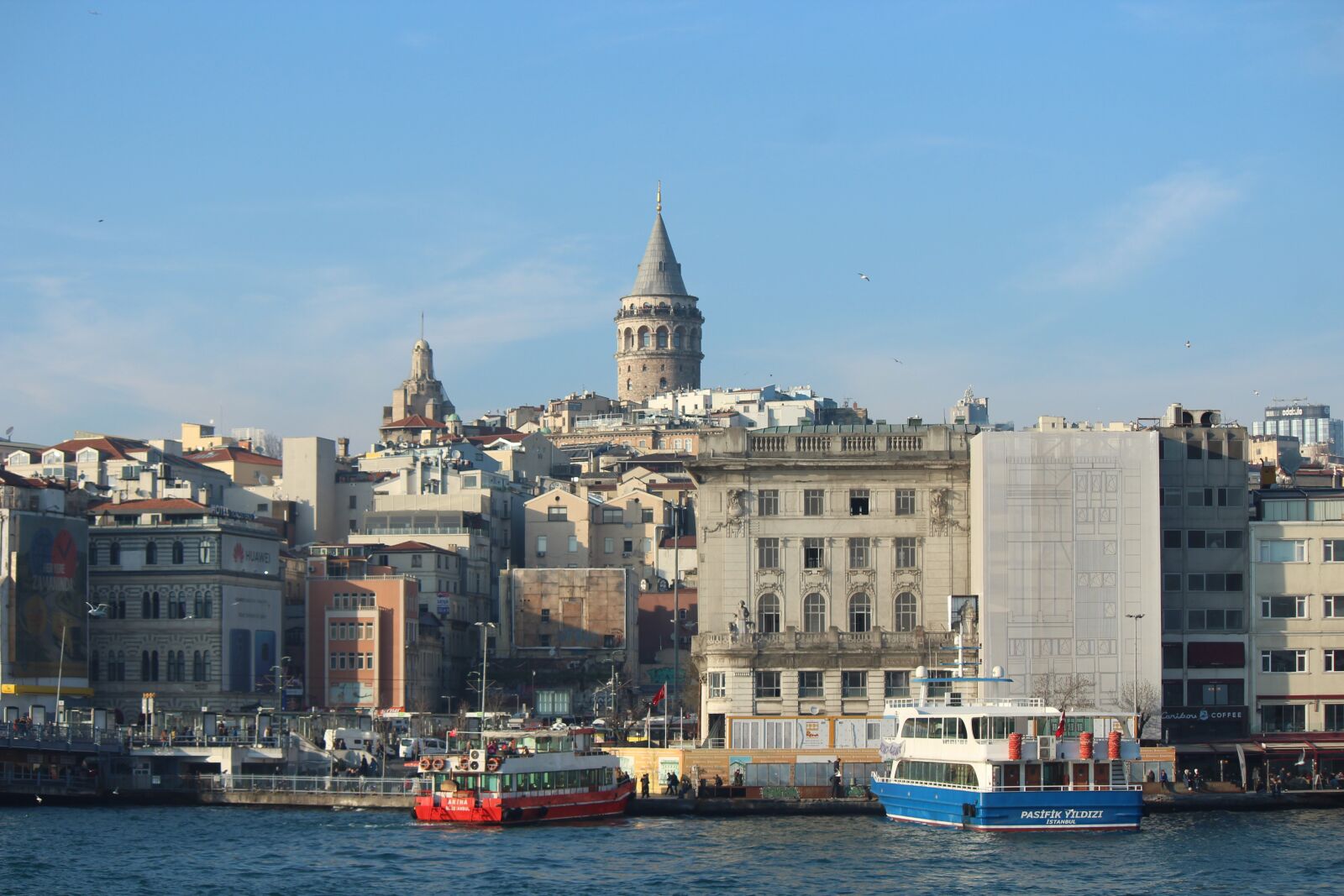 Canon EOS 1300D (EOS Rebel T6 / EOS Kiss X80) sample photo. Estuary, galata, galata tower photography