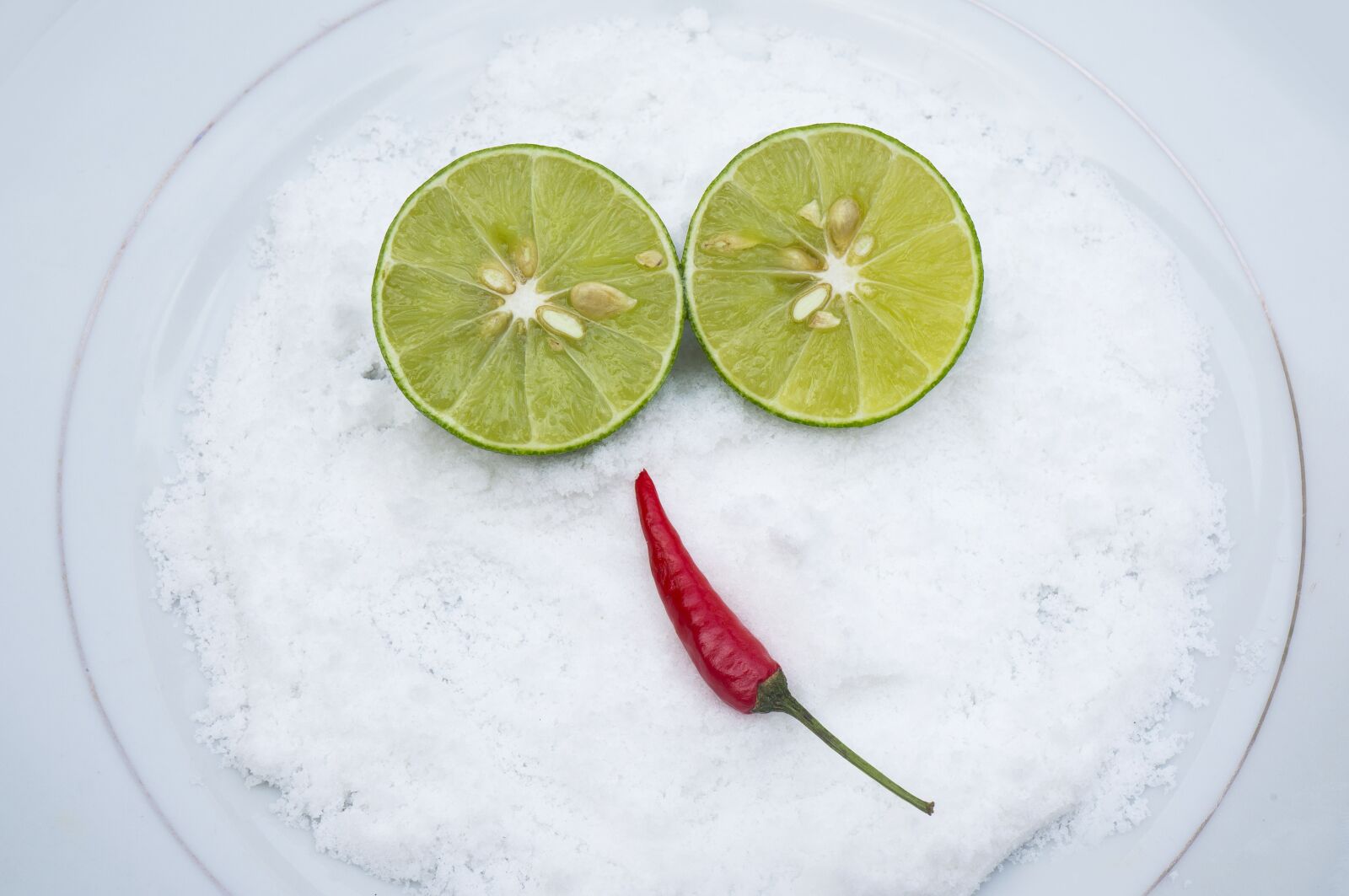 Sony Alpha NEX-F3 + Sony E 18-55mm F3.5-5.6 OSS sample photo. Food, salt, lemon photography