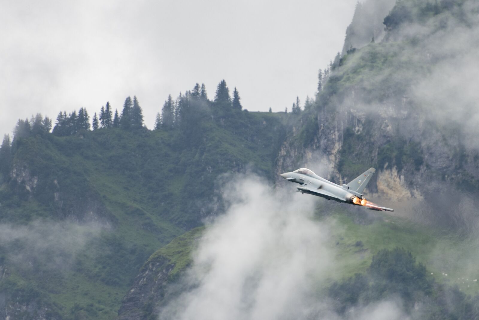 Nikon D810 sample photo. Eurofighter, fighter aircraft, flugshow photography