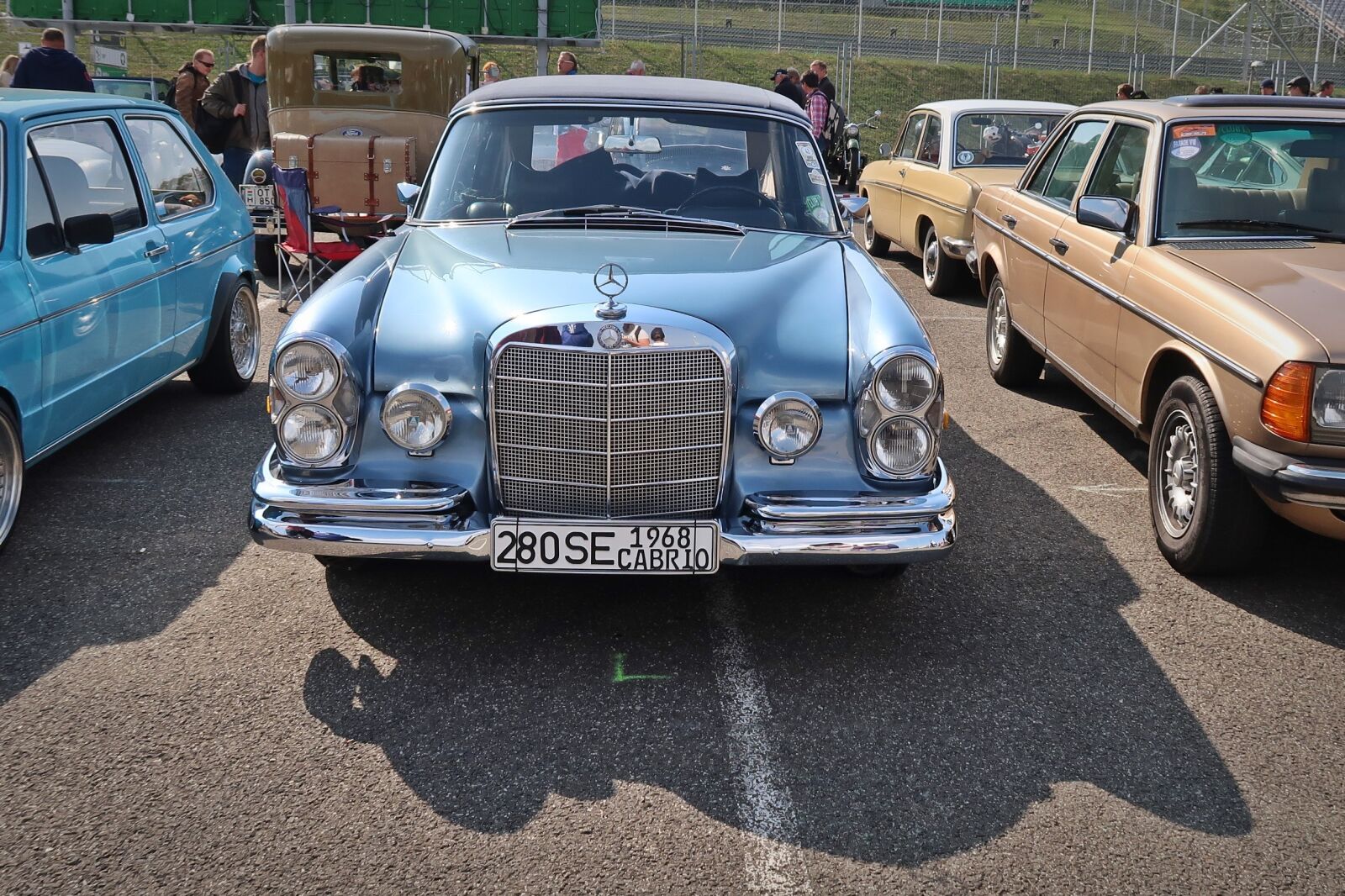 Canon PowerShot G7 X Mark II sample photo. Mercedes, 280 se, oldtimer photography