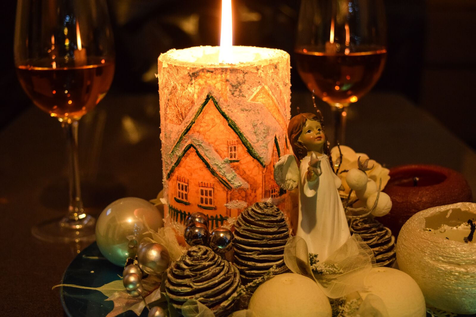 Nikon D5300 sample photo. Candlelight, christmas, holiday, night photography