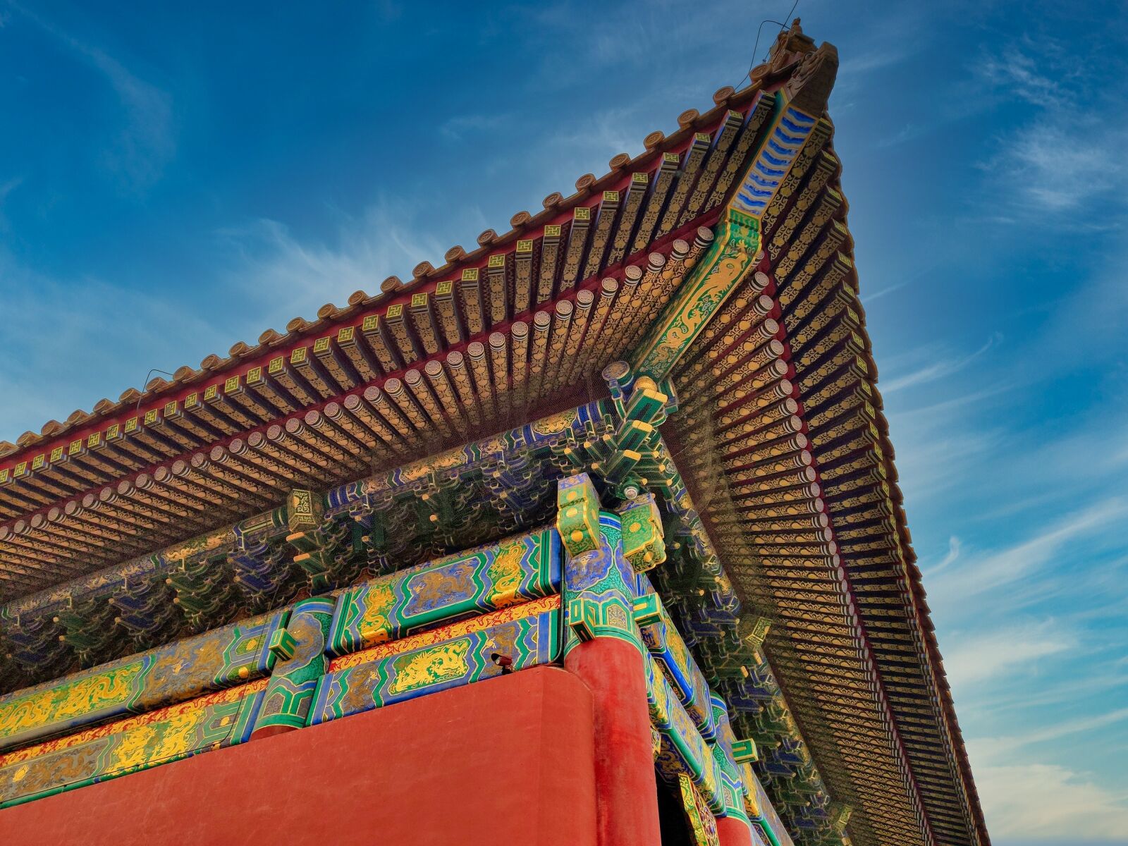 Xiaomi MI 9 sample photo. Roof, palace roof, forbidden photography