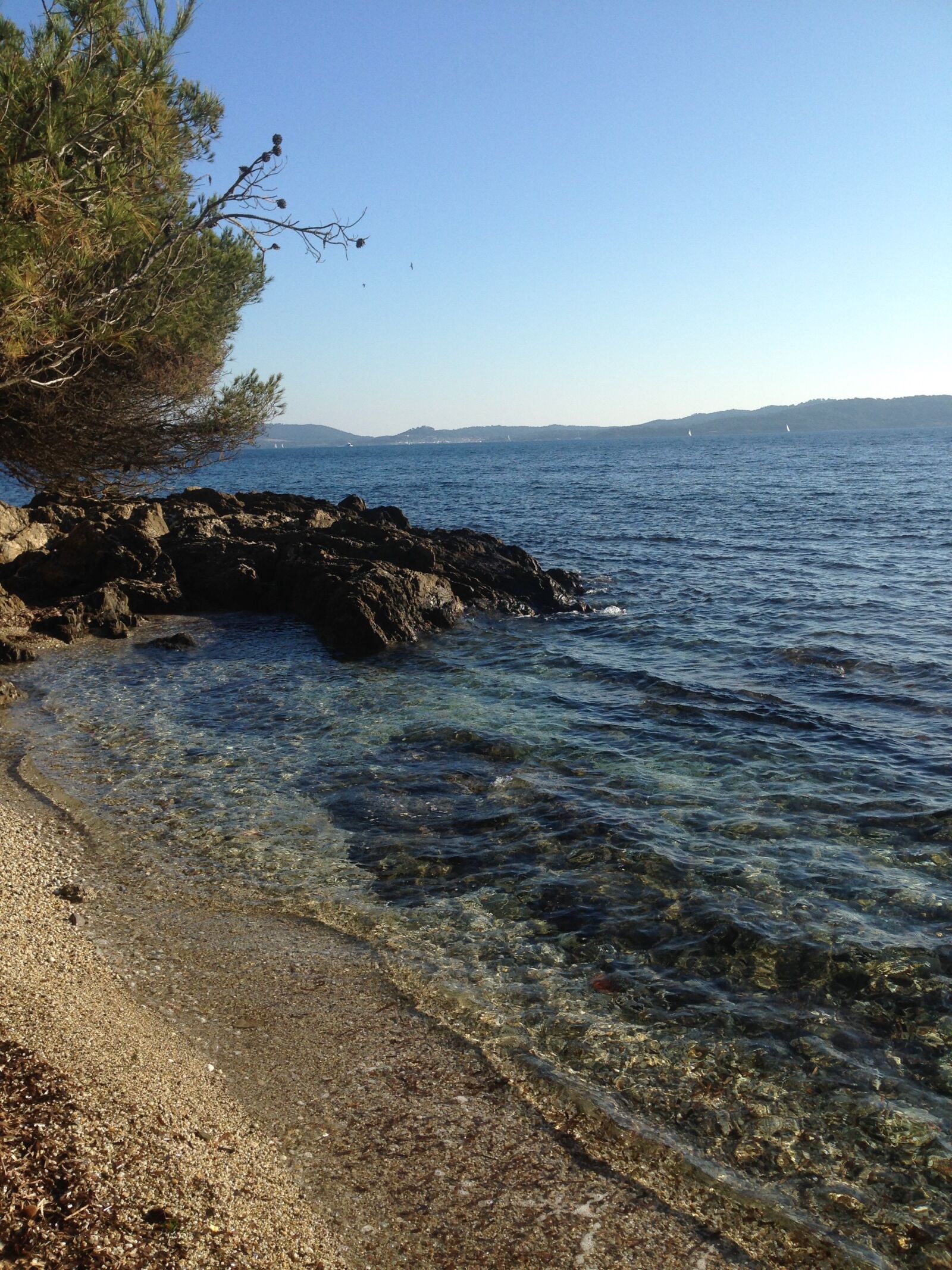iPhone 5c back camera 4.12mm f/2.4 sample photo. Beach, provence, france photography
