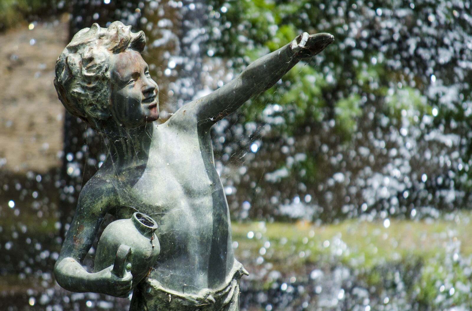 Nikon D5100 sample photo. The statue, fountain, monument photography