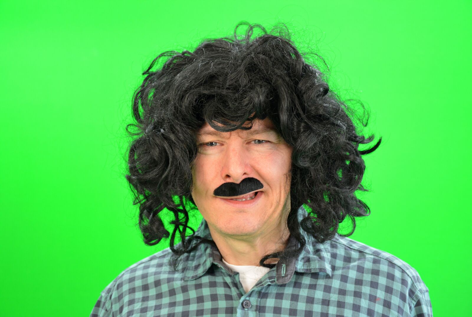 Nikon D5200 sample photo. Chroma key, greenbox, guy photography