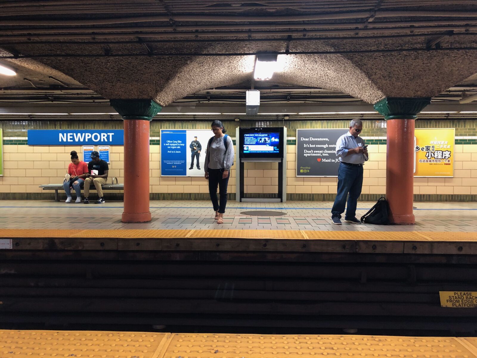 Apple iPhone 8 sample photo. New york, subway, transportation photography
