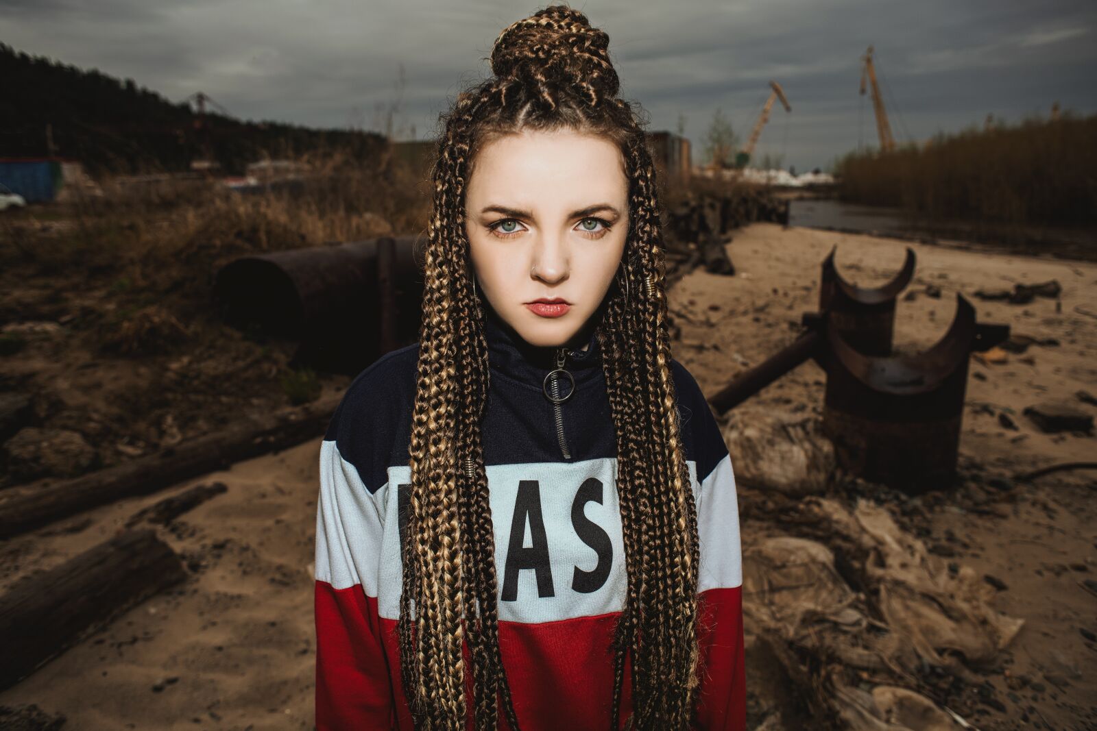 Nikon D850 sample photo. Girl, hairstyle, dreadlocks photography