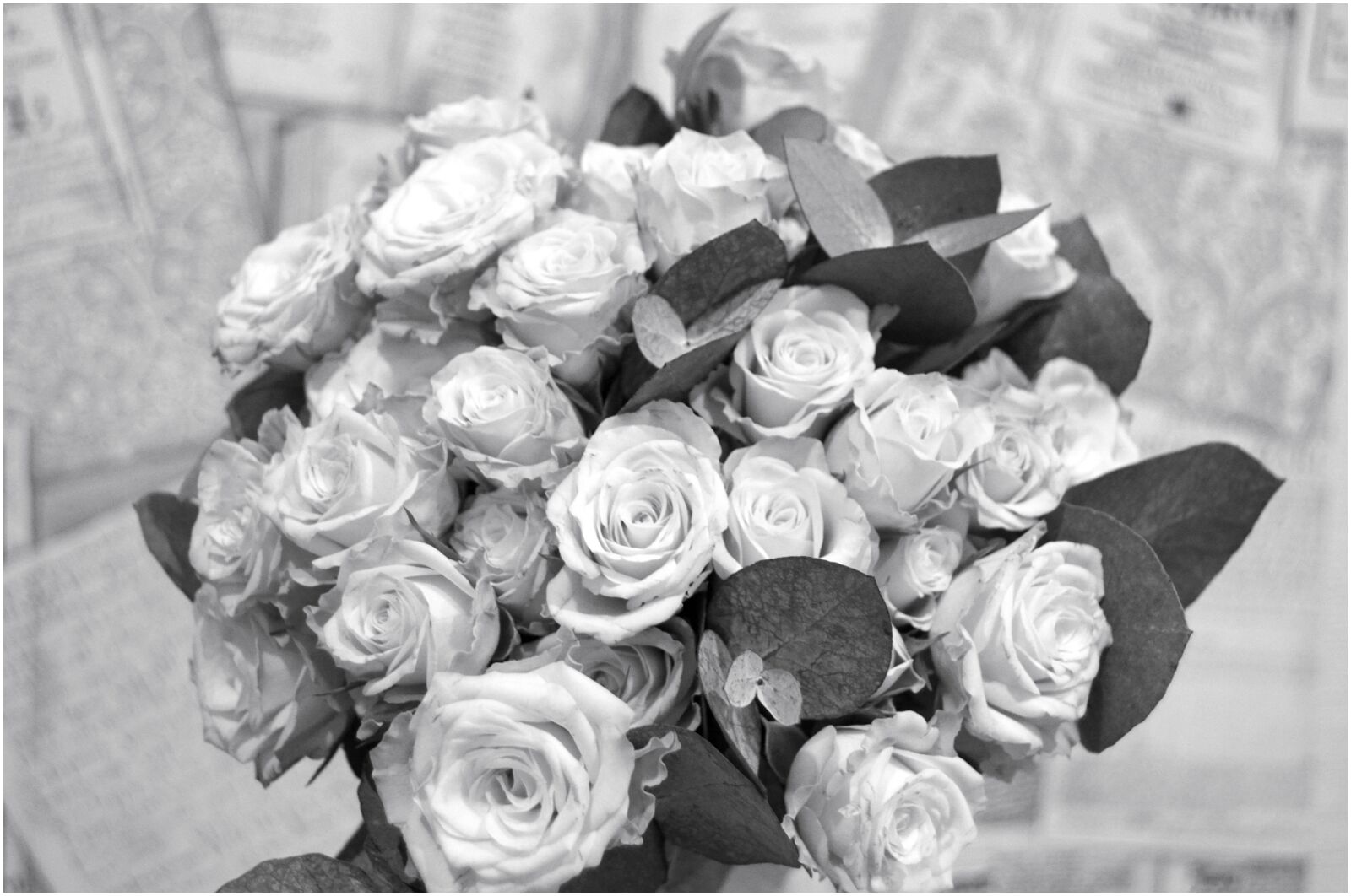Nikon D5100 sample photo. Bouquet, wedding, roses photography