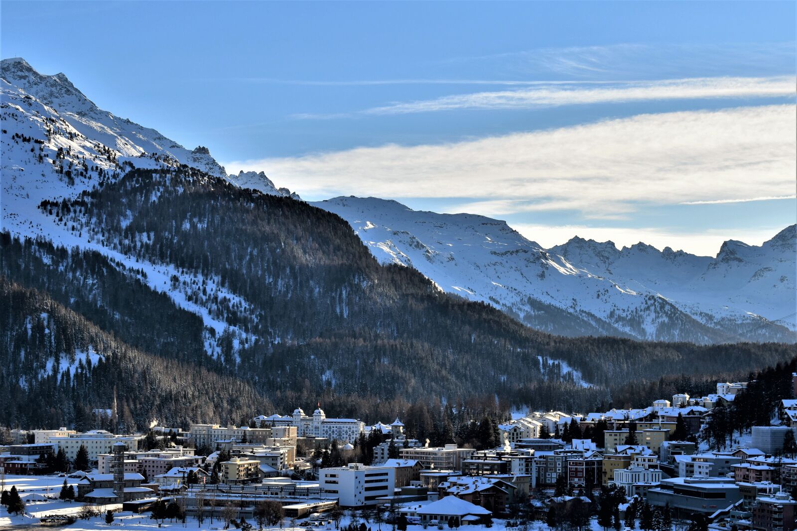 Nikon D5500 sample photo. Winter, mountains, ski area photography