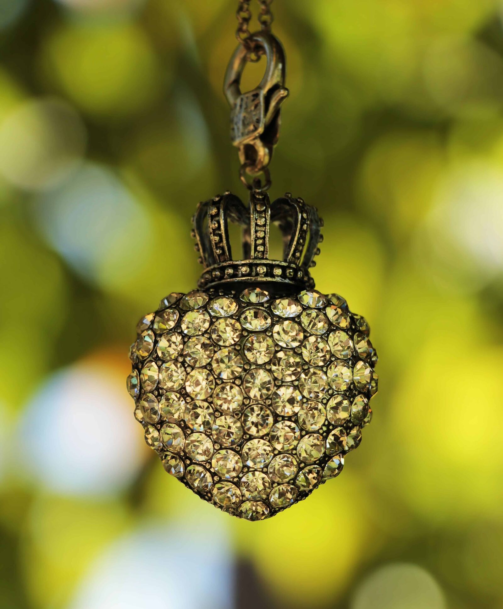 Canon EOS 100D (EOS Rebel SL1 / EOS Kiss X7) sample photo. Diamond, heart, crown, metal photography