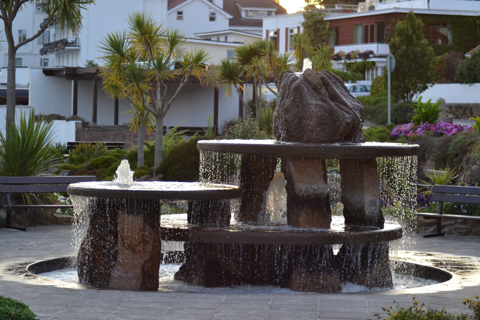 Nikon D3100 sample photo. Brelards bay, fountain, jersey photography