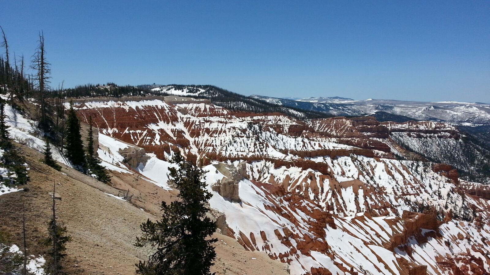 Samsung Galaxy Note2 sample photo. Bryce canyon, nature, snow photography