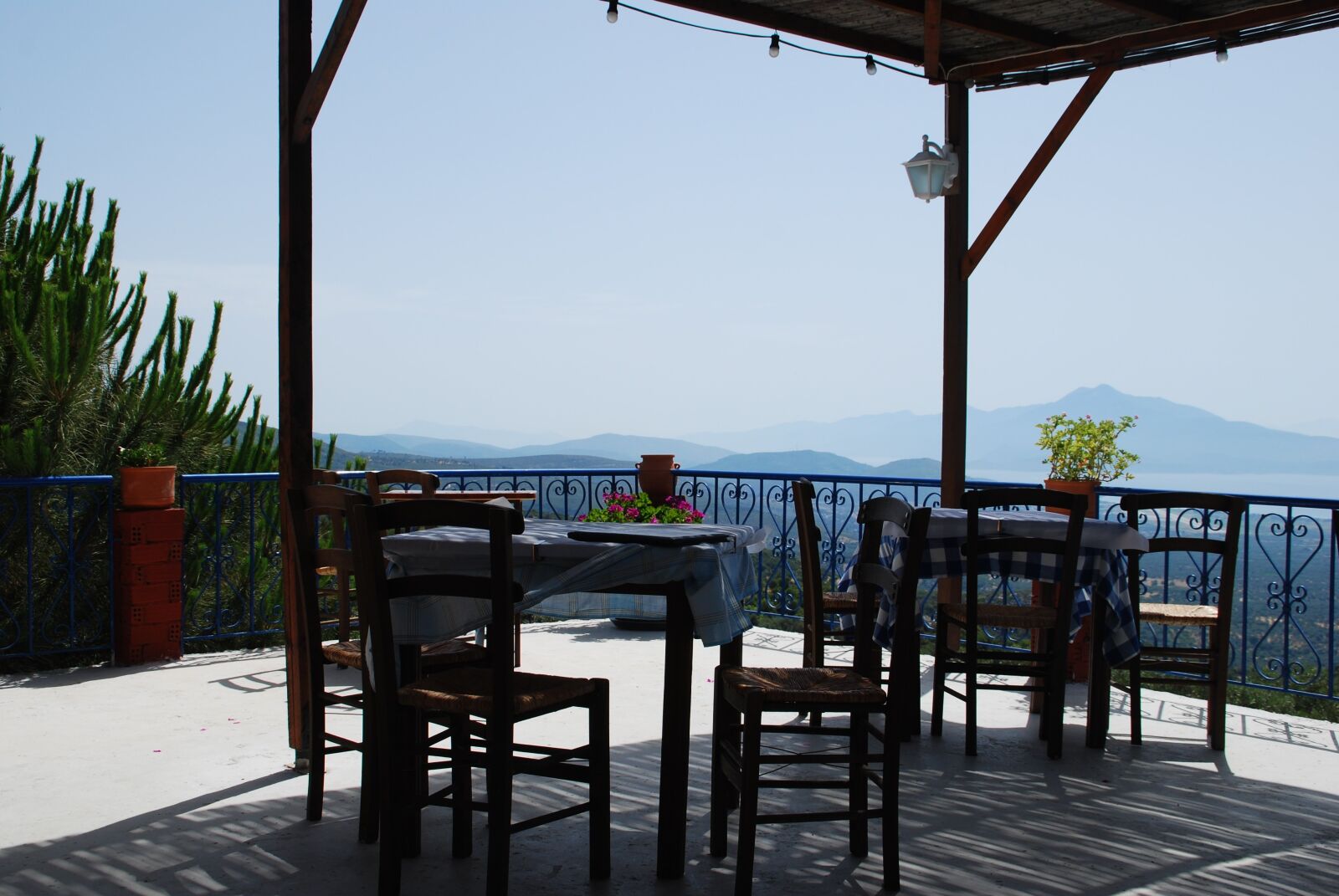 Nikon D60 sample photo. Samos, terrace, vision photography