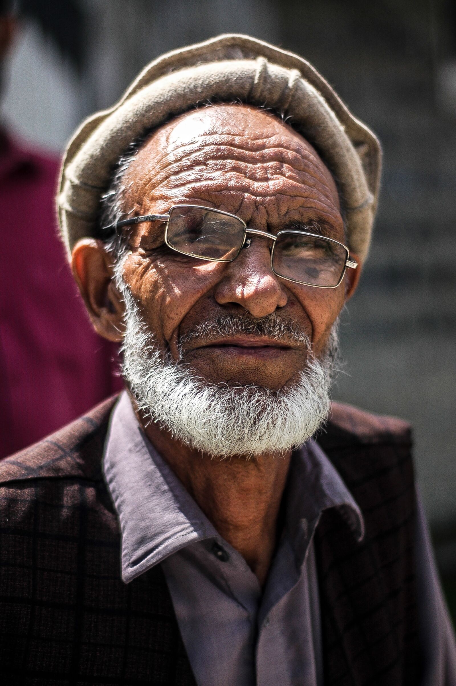 Nikon D70s sample photo. Old, portrait, wrinkles photography