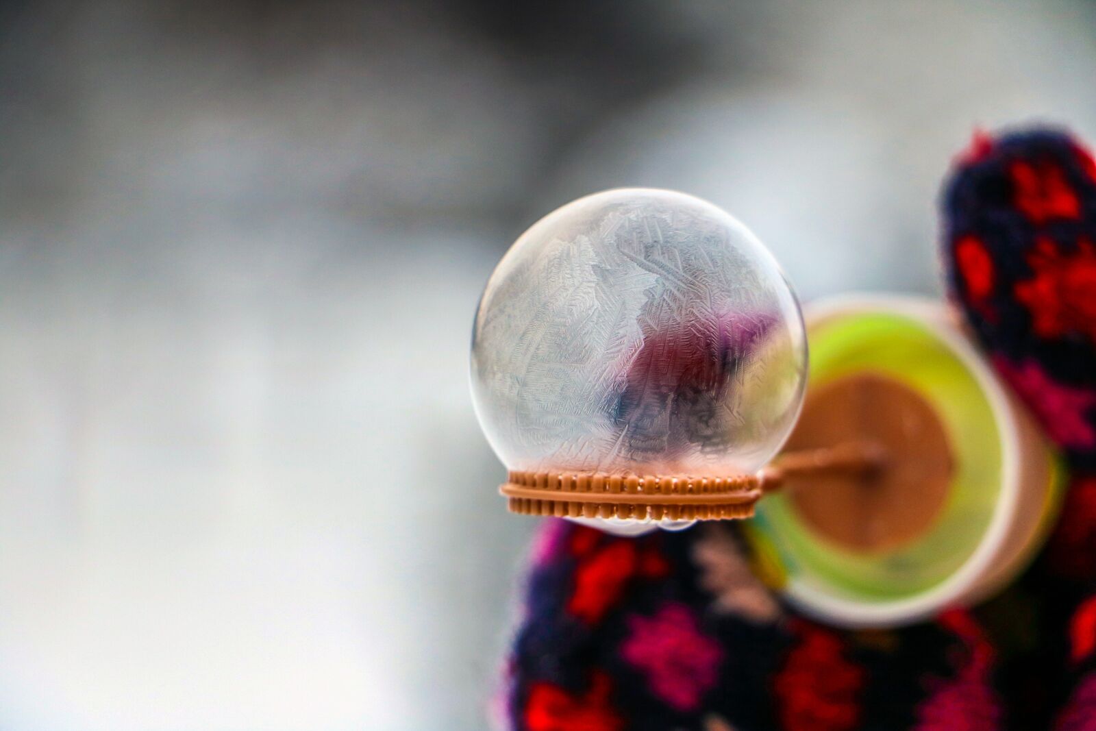 Canon EOS 760D (EOS Rebel T6s / EOS 8000D) sample photo. Ice, bubble, frozen photography